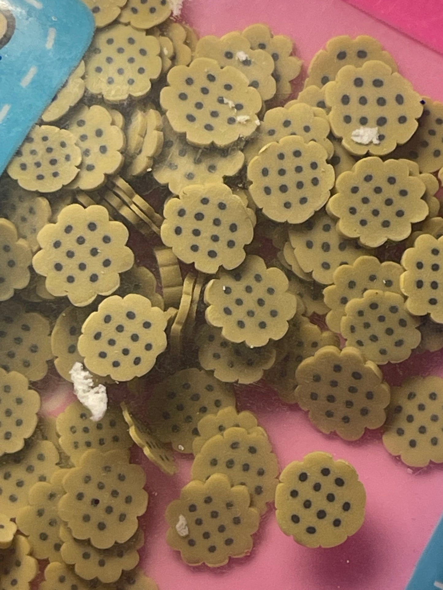 Polymer clays ( add with choice of glitter/effect)