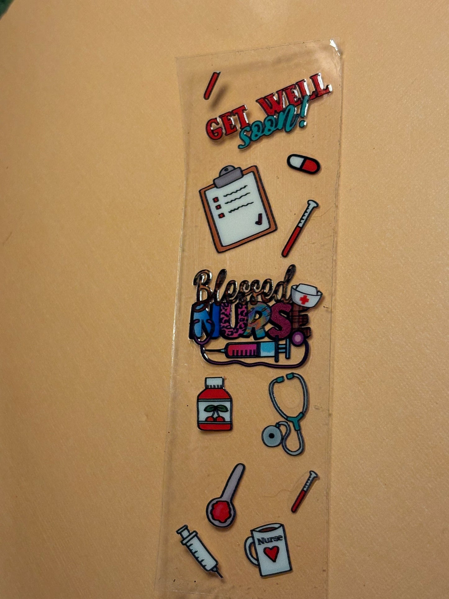 Pen decal (click to see all) (add base and glitter)(may also add on 3oz cup)