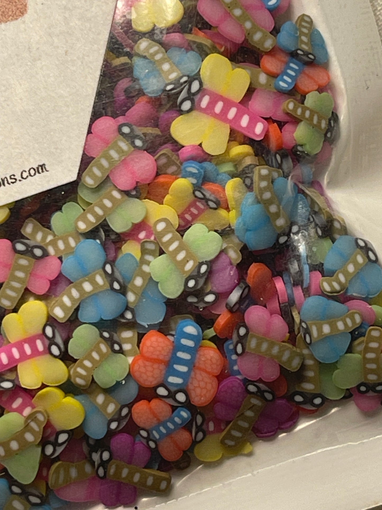 Polymer clays ( add with choice of glitter/effect)