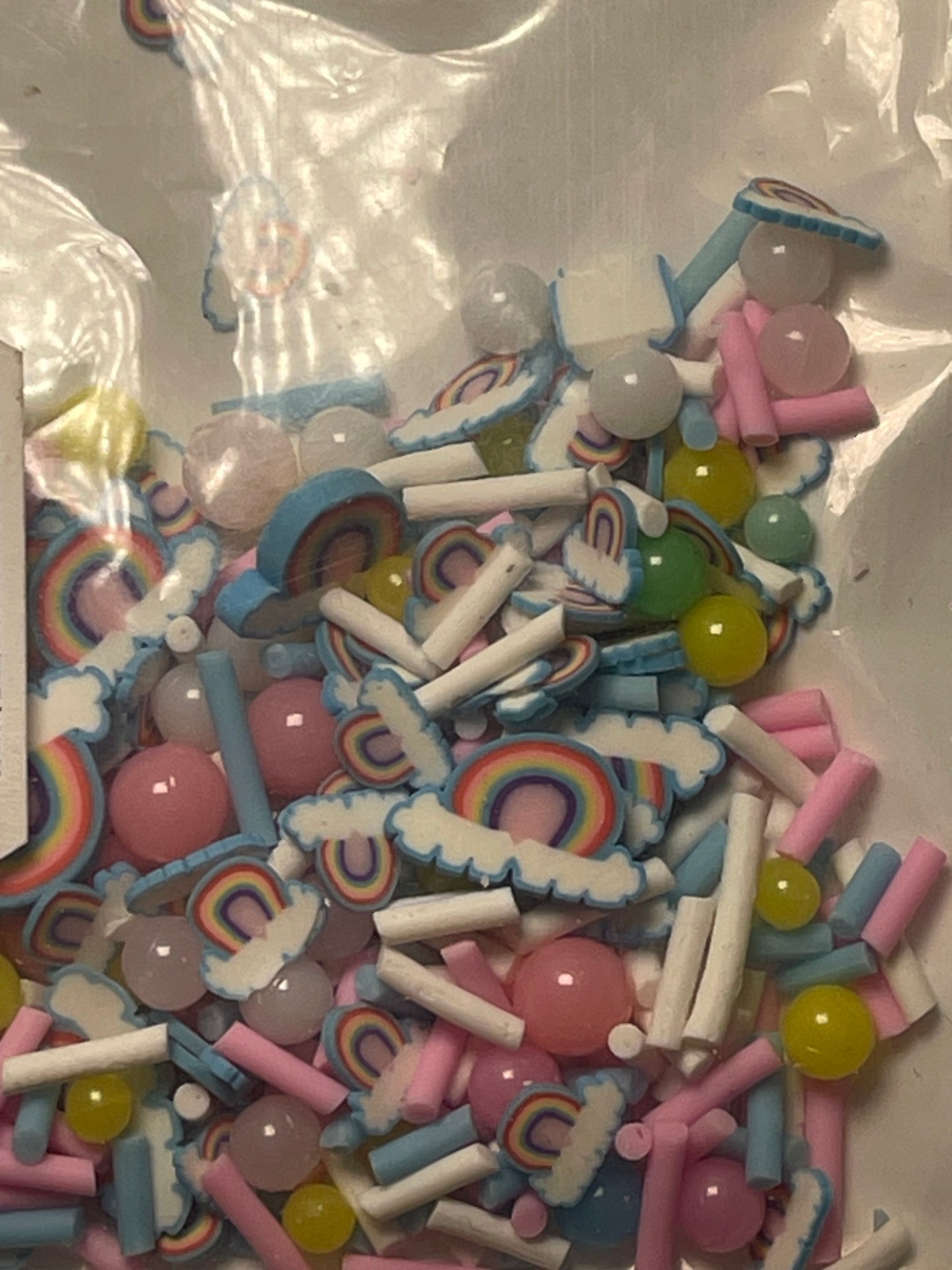 Polymer clays ( add with choice of glitter/effect)