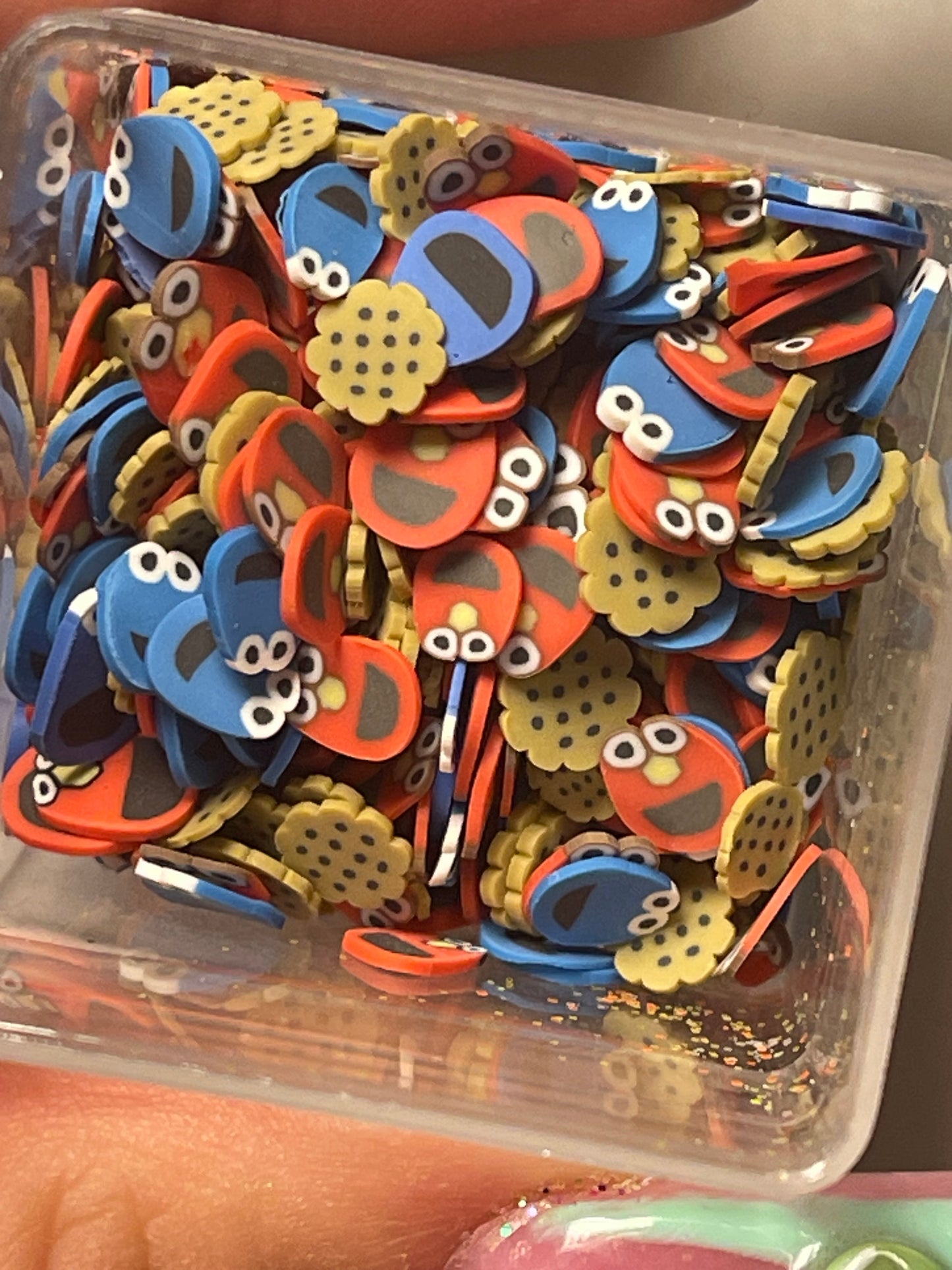 Polymer clays ( add with choice of glitter/effect)