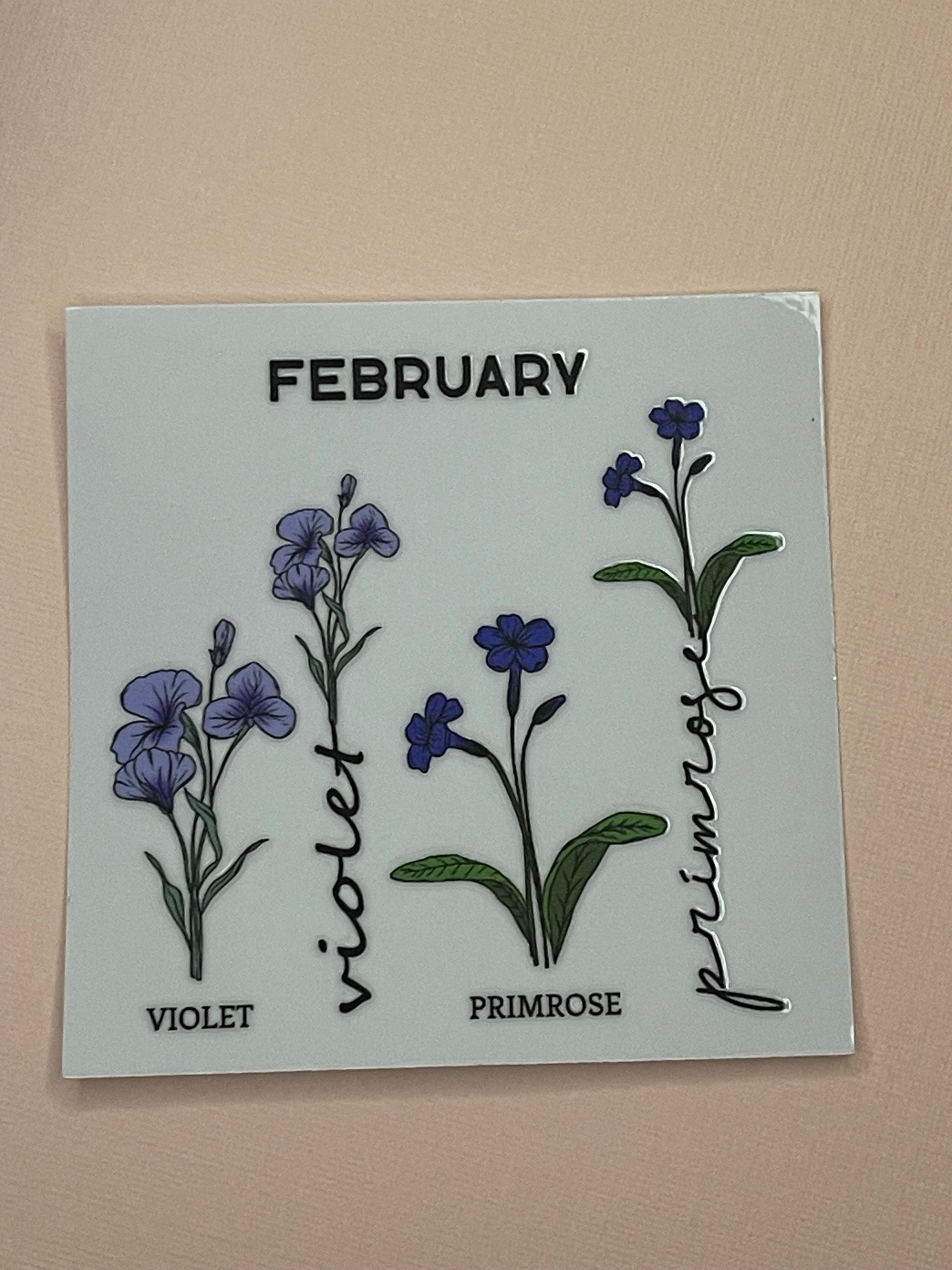 BIRTH MONTH decal