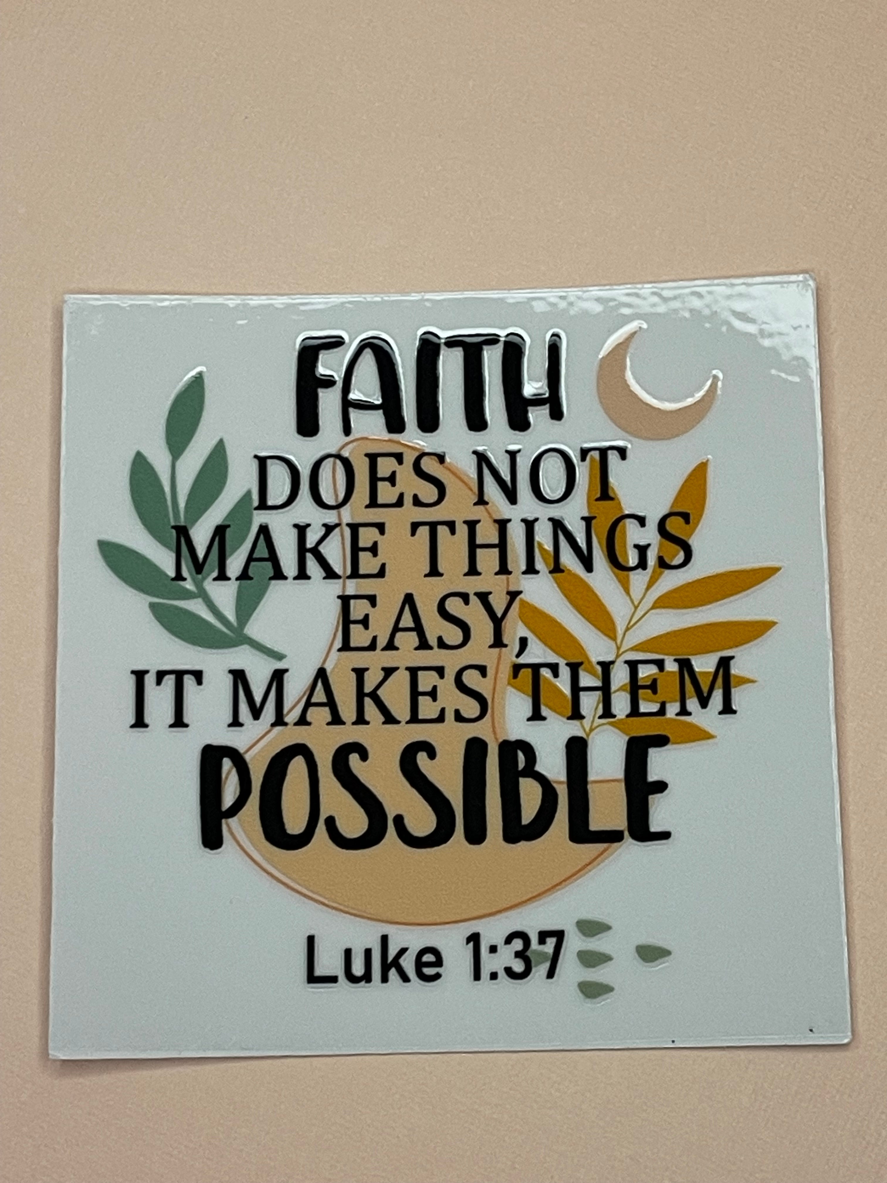 FAITH decal