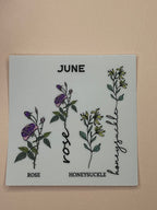 BIRTH MONTH decal