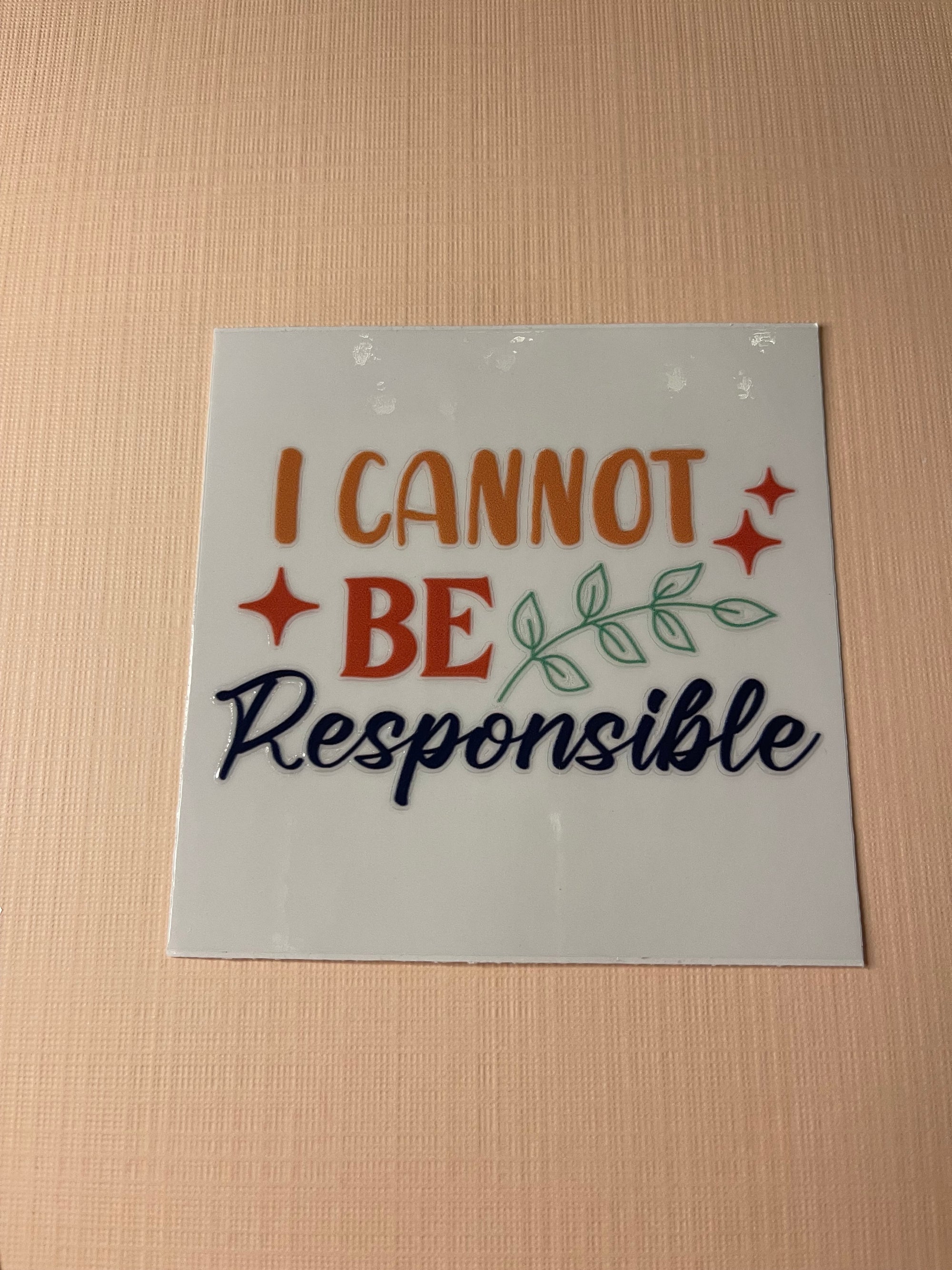 QUOTE/ AFFIRMATION decal