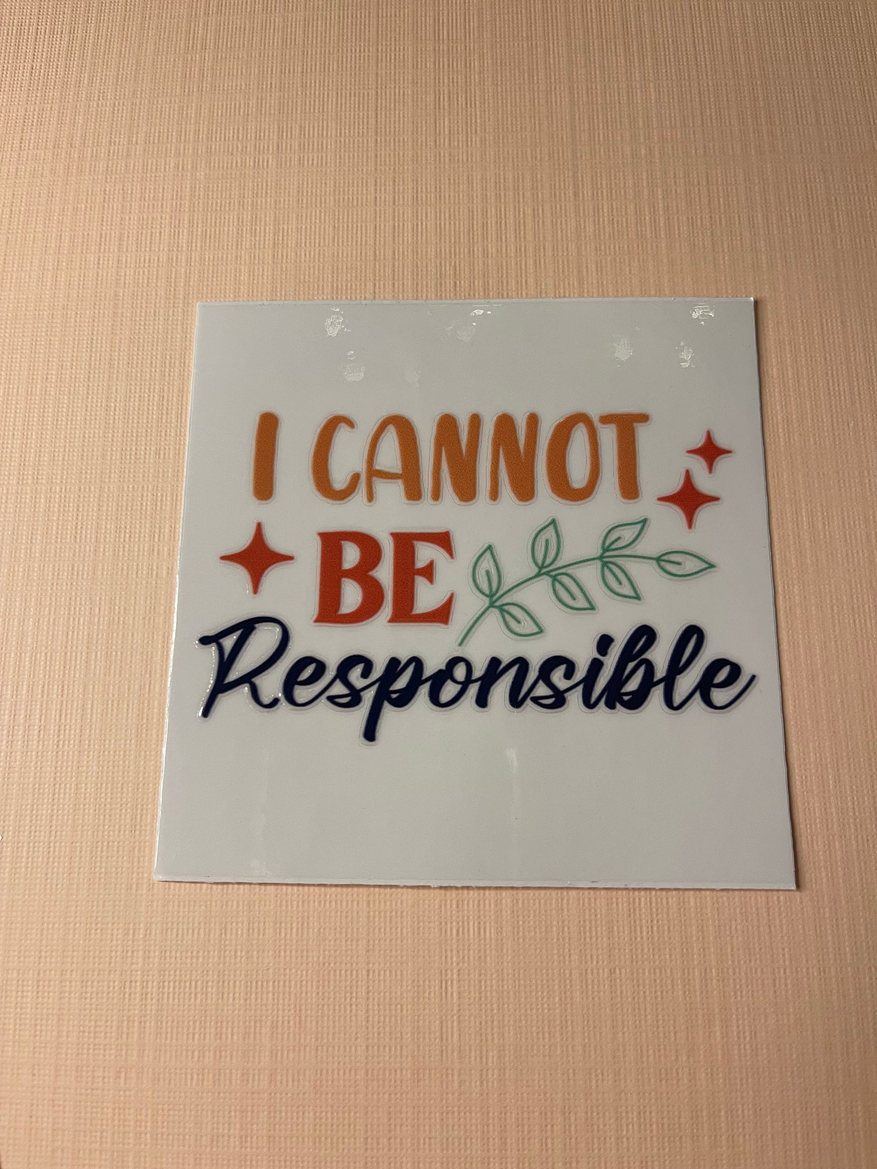 QUOTE/ AFFIRMATION decal