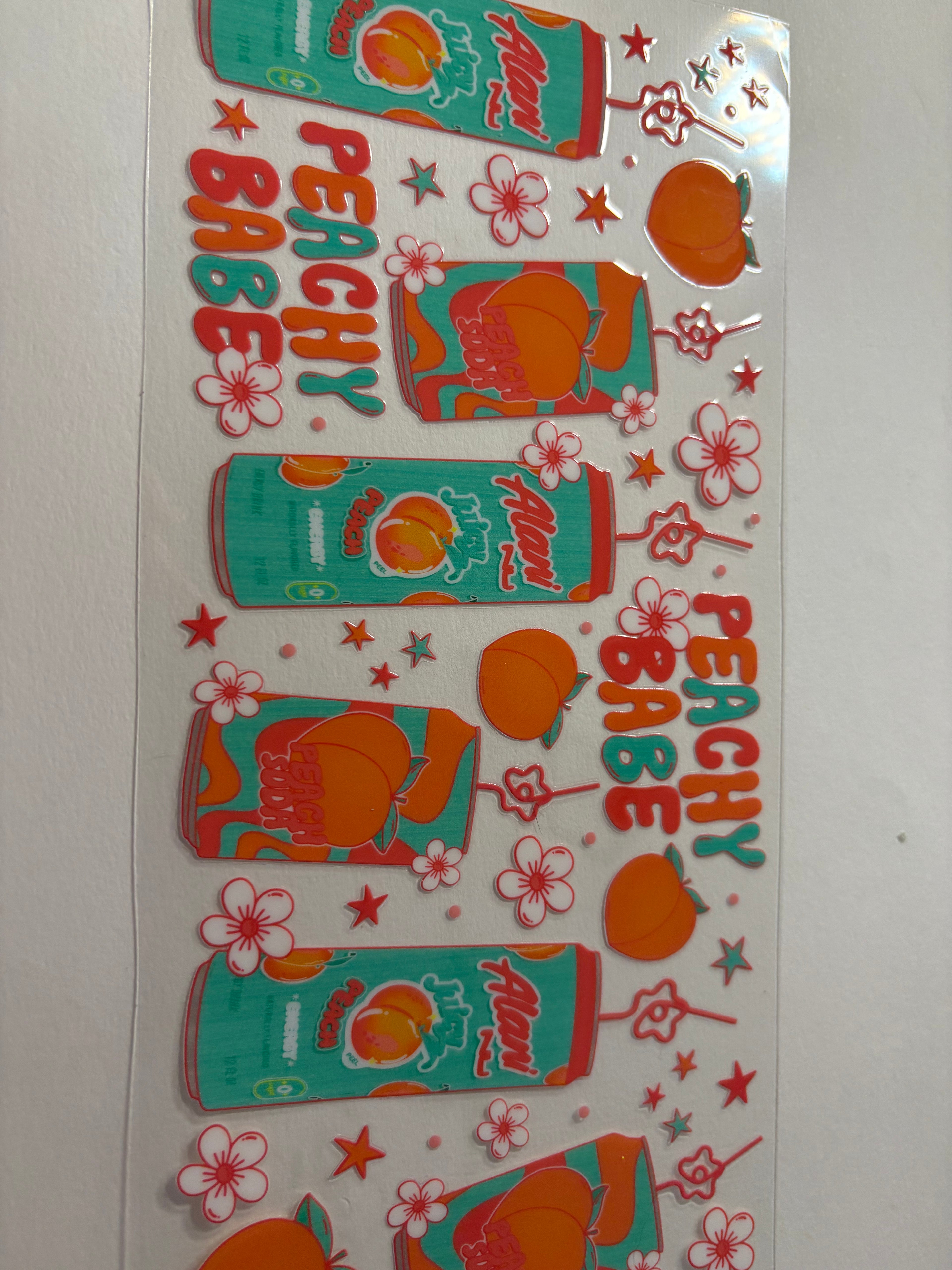 Soda wrap (add soda effect or glitter)