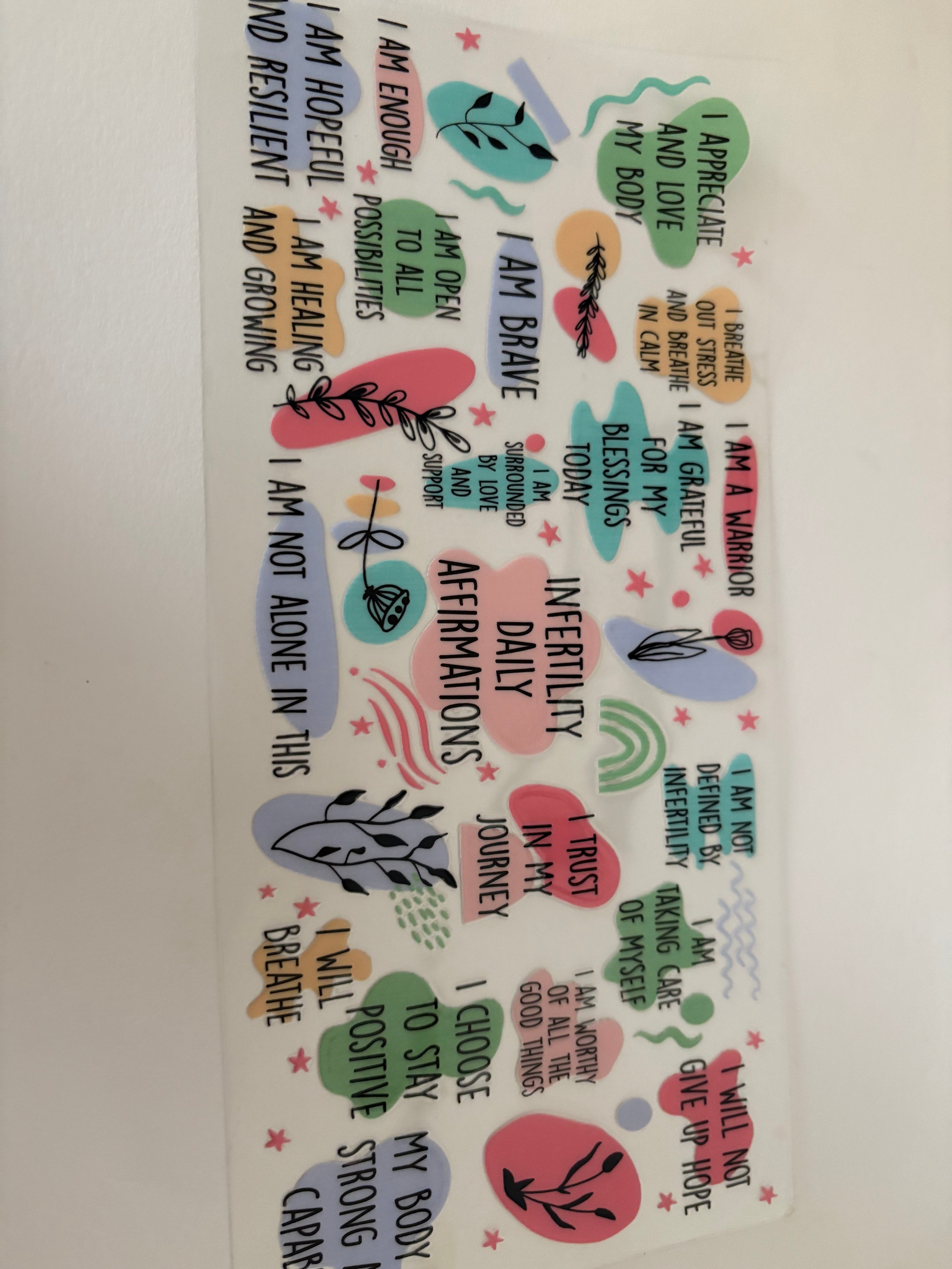 QUOTE/ AFFIRMATION decal