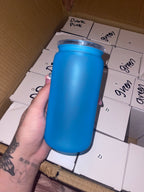 Frosted 16 oz base (includes straw but may add colored straw as extra of your choice)