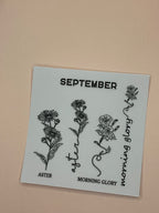 BIRTH MONTH decal