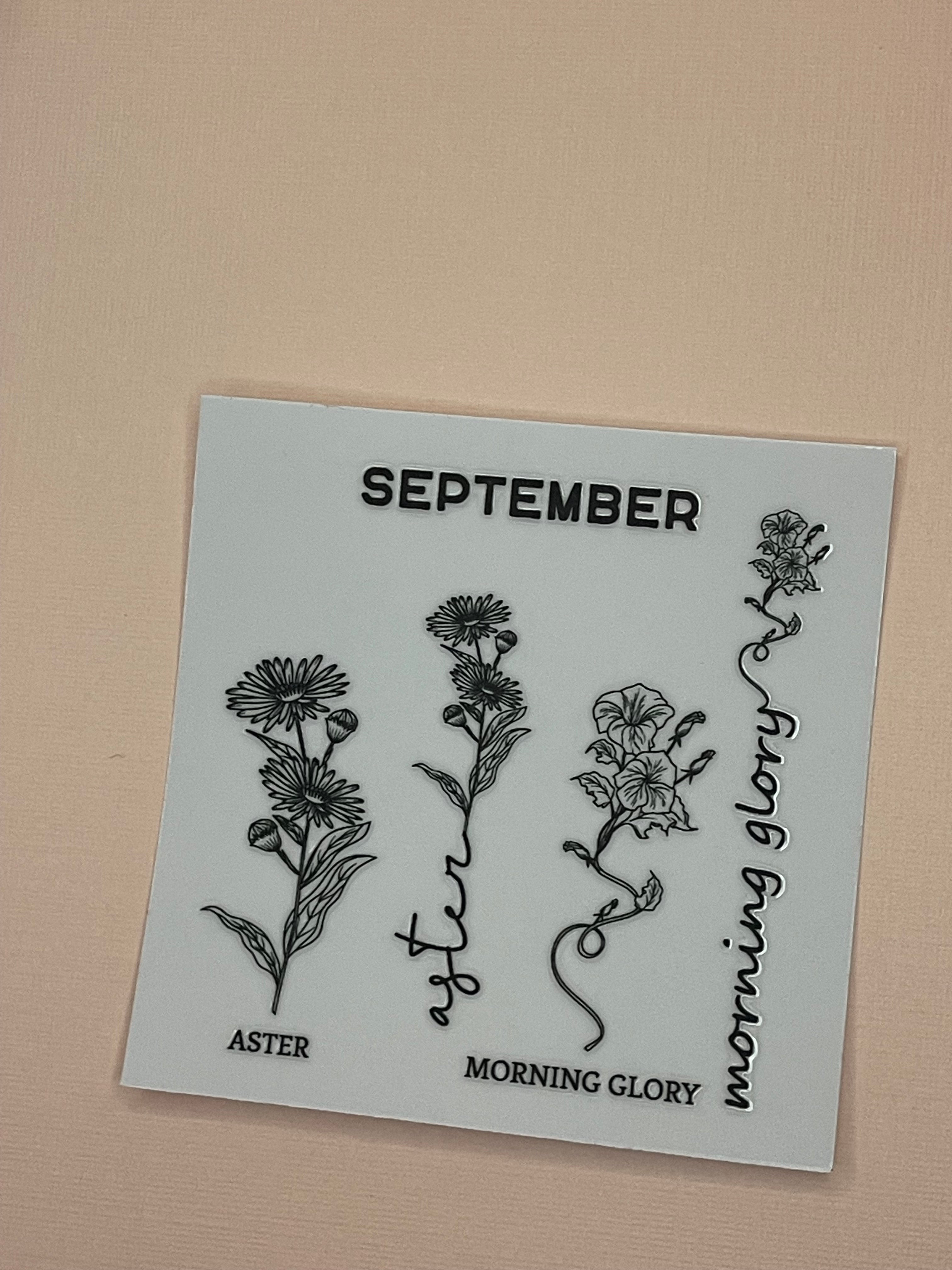 BIRTH MONTH decal