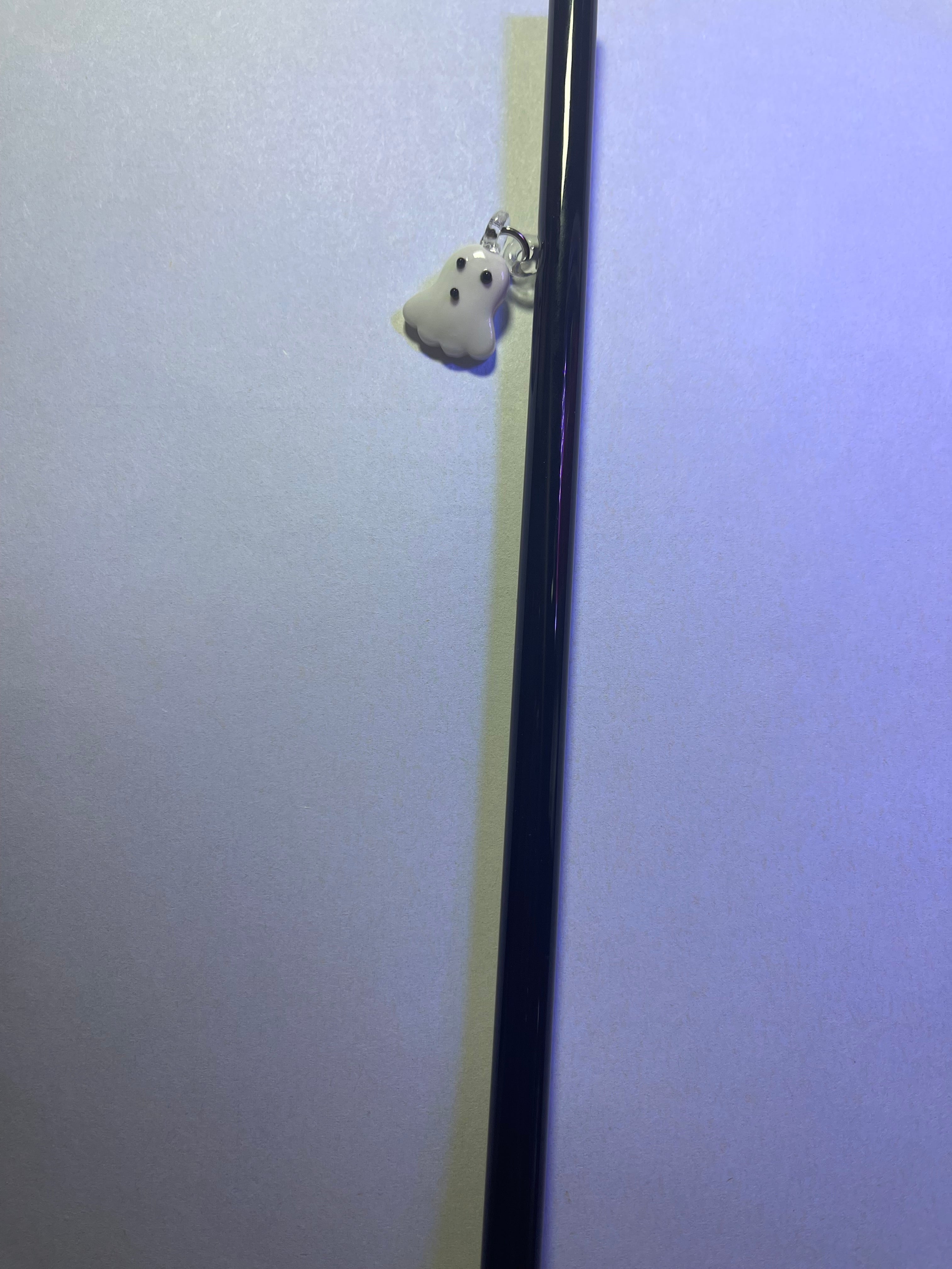 Charm glass straws