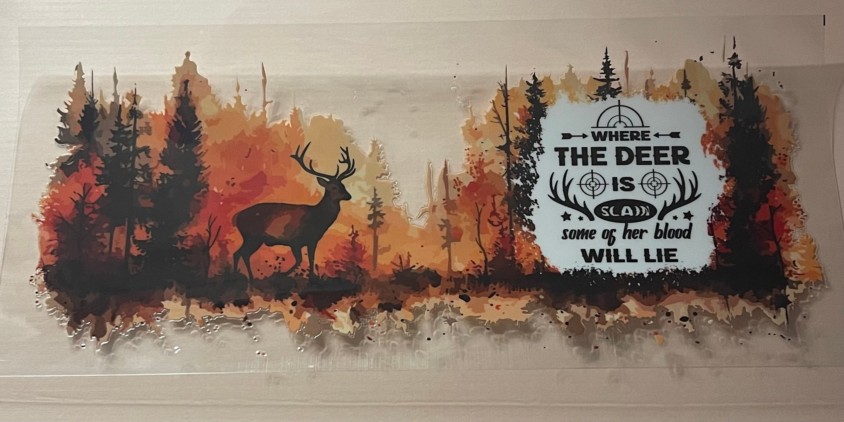 HUNTING decal