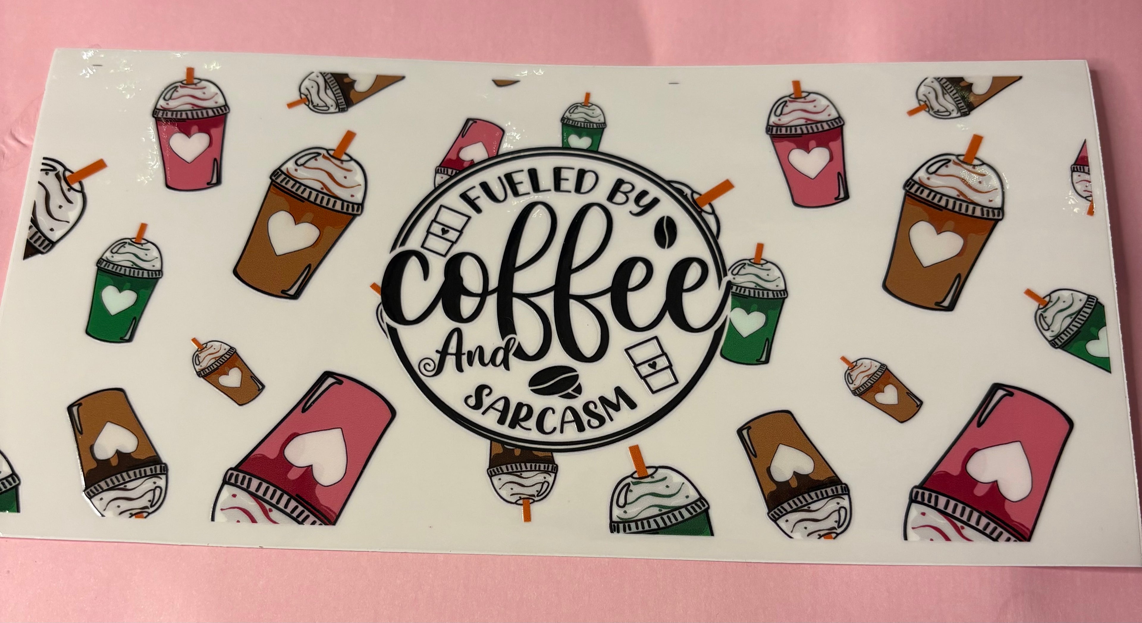 CUP ON CUP decal