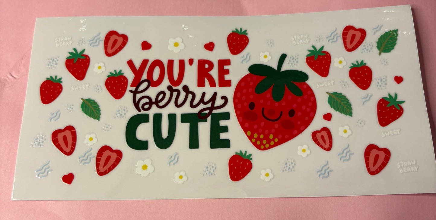 STRAWBERRY decal