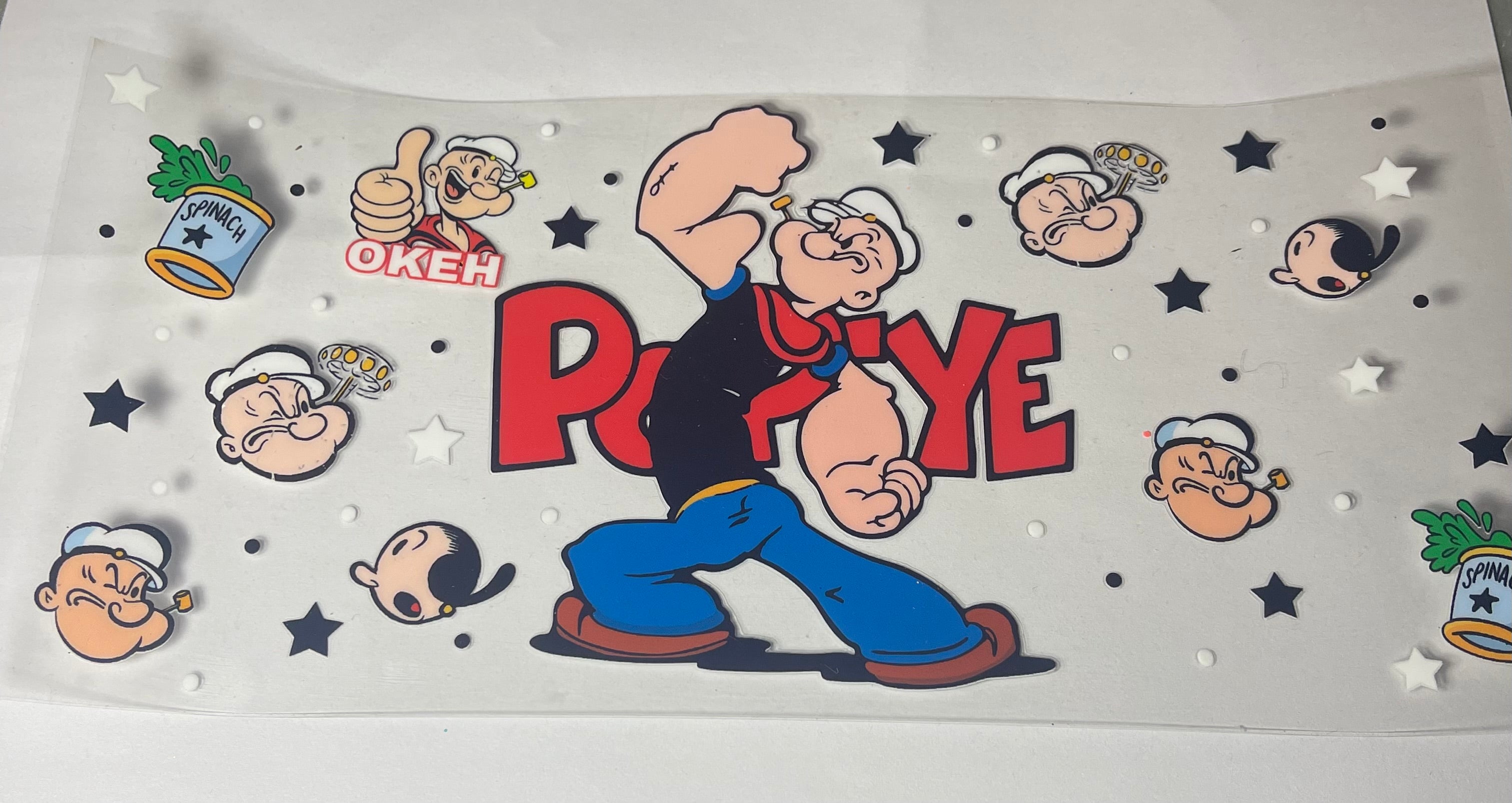 Popeye cartoon wrap