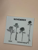 BIRTH MONTH decal
