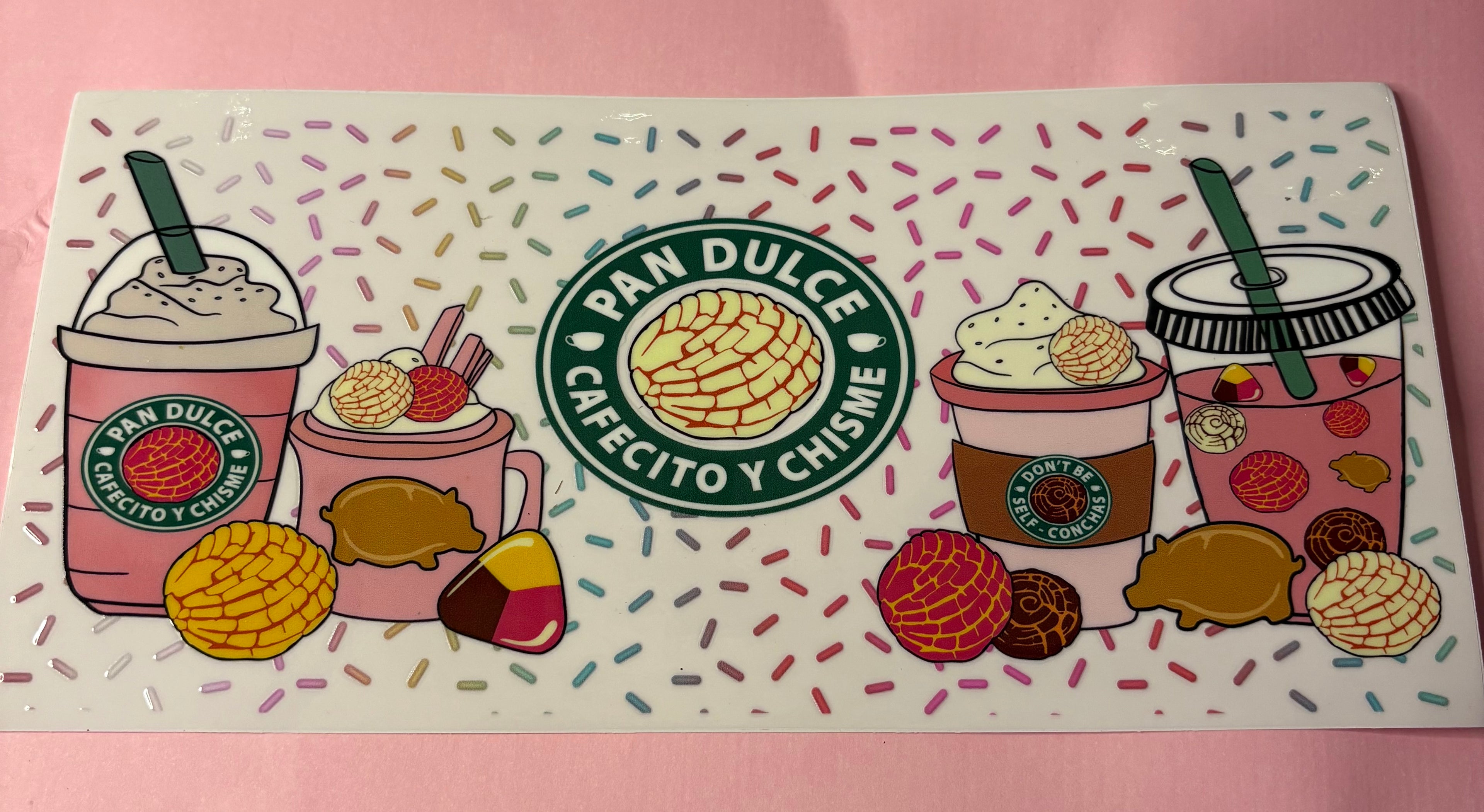 CUP ON CUP decal