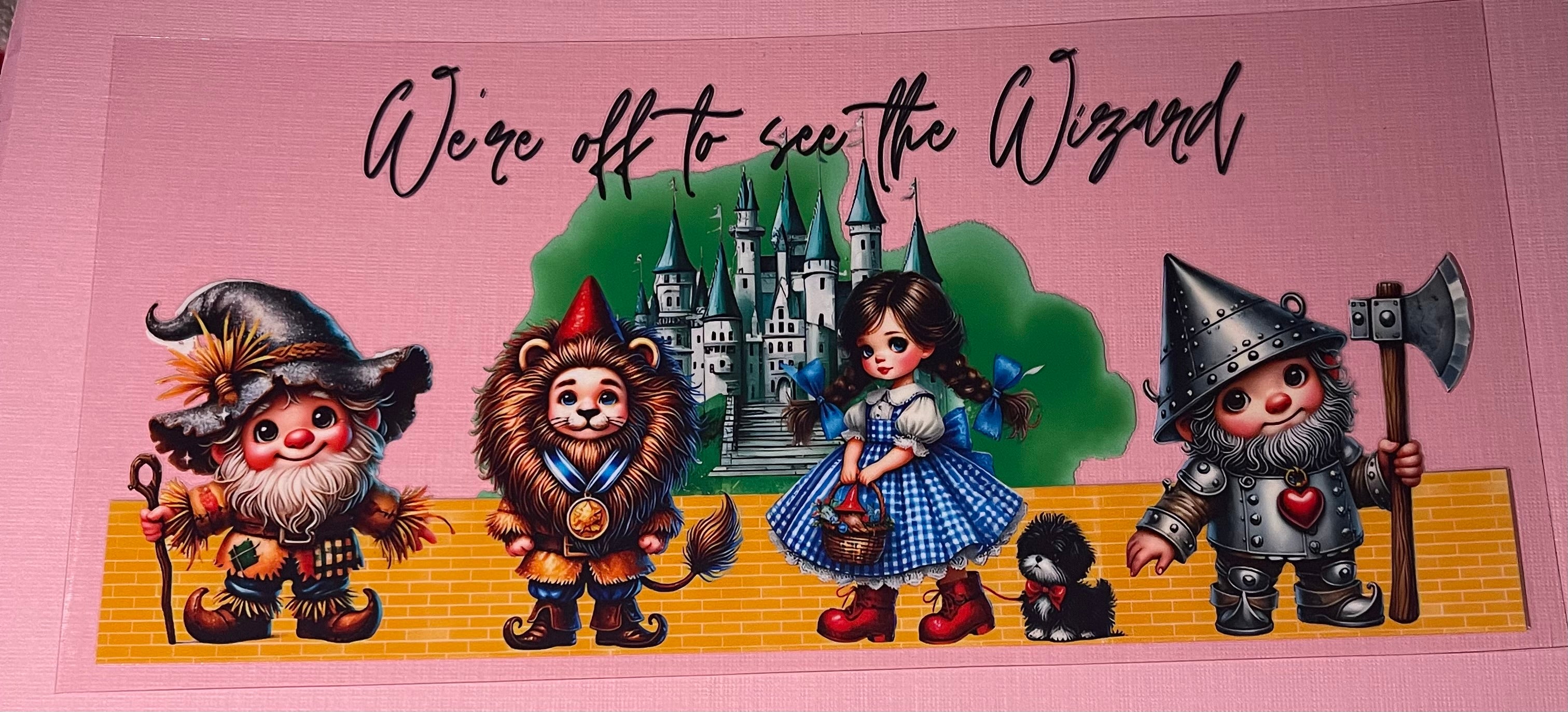WERE OFF TO SEE THE WIZARD decal