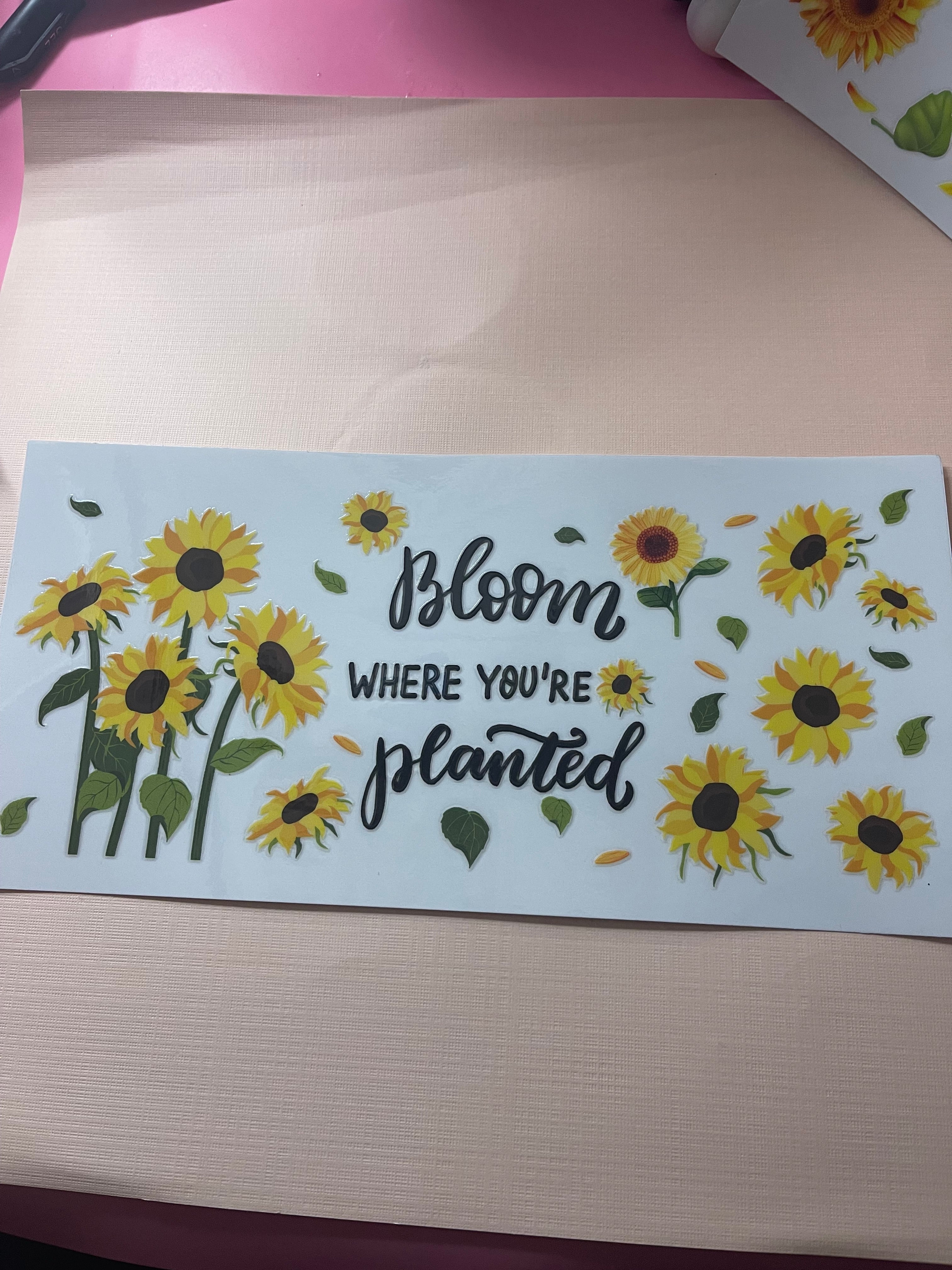 SUNFLOWER decal