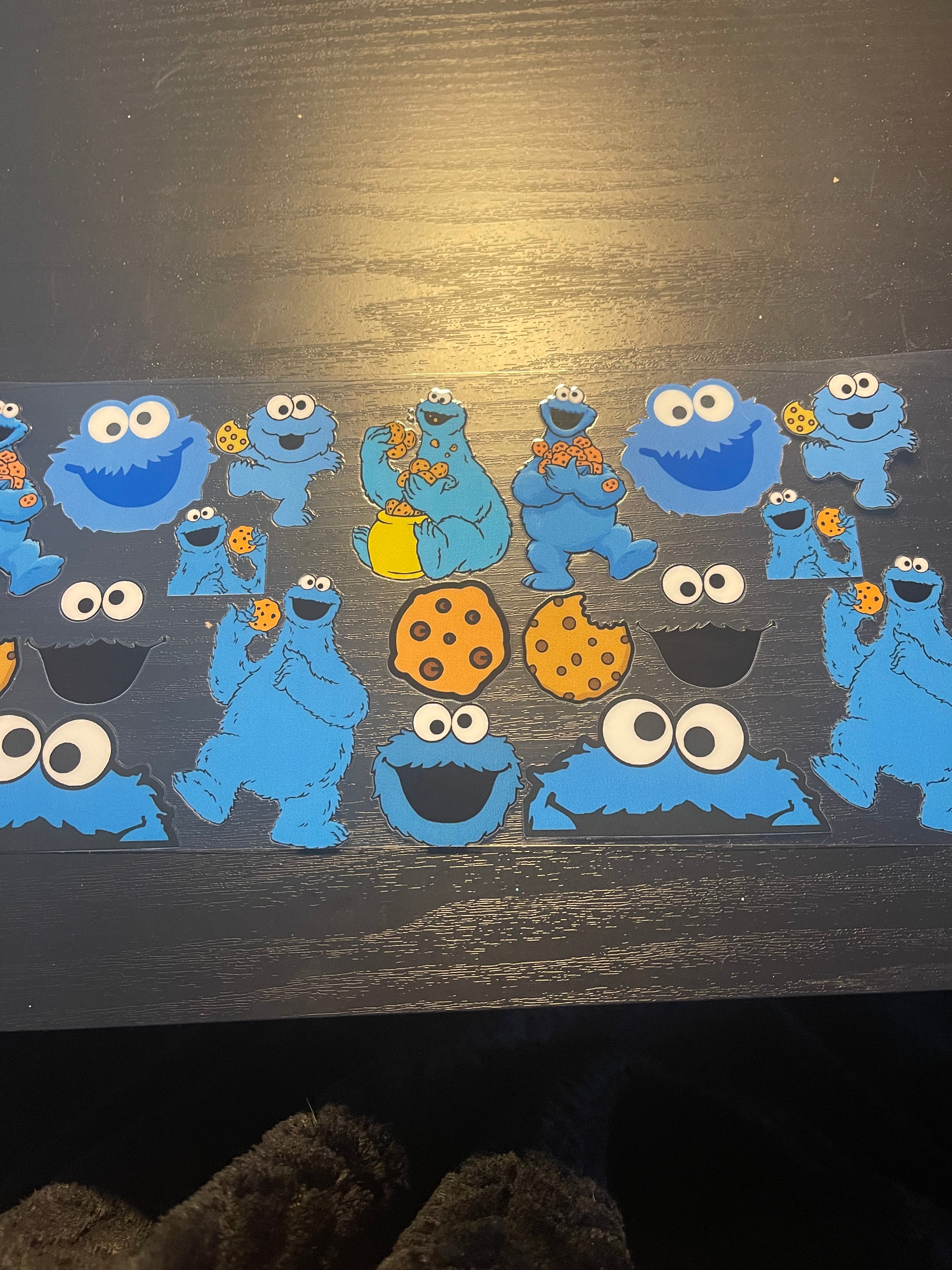 Cookie Monster wrap