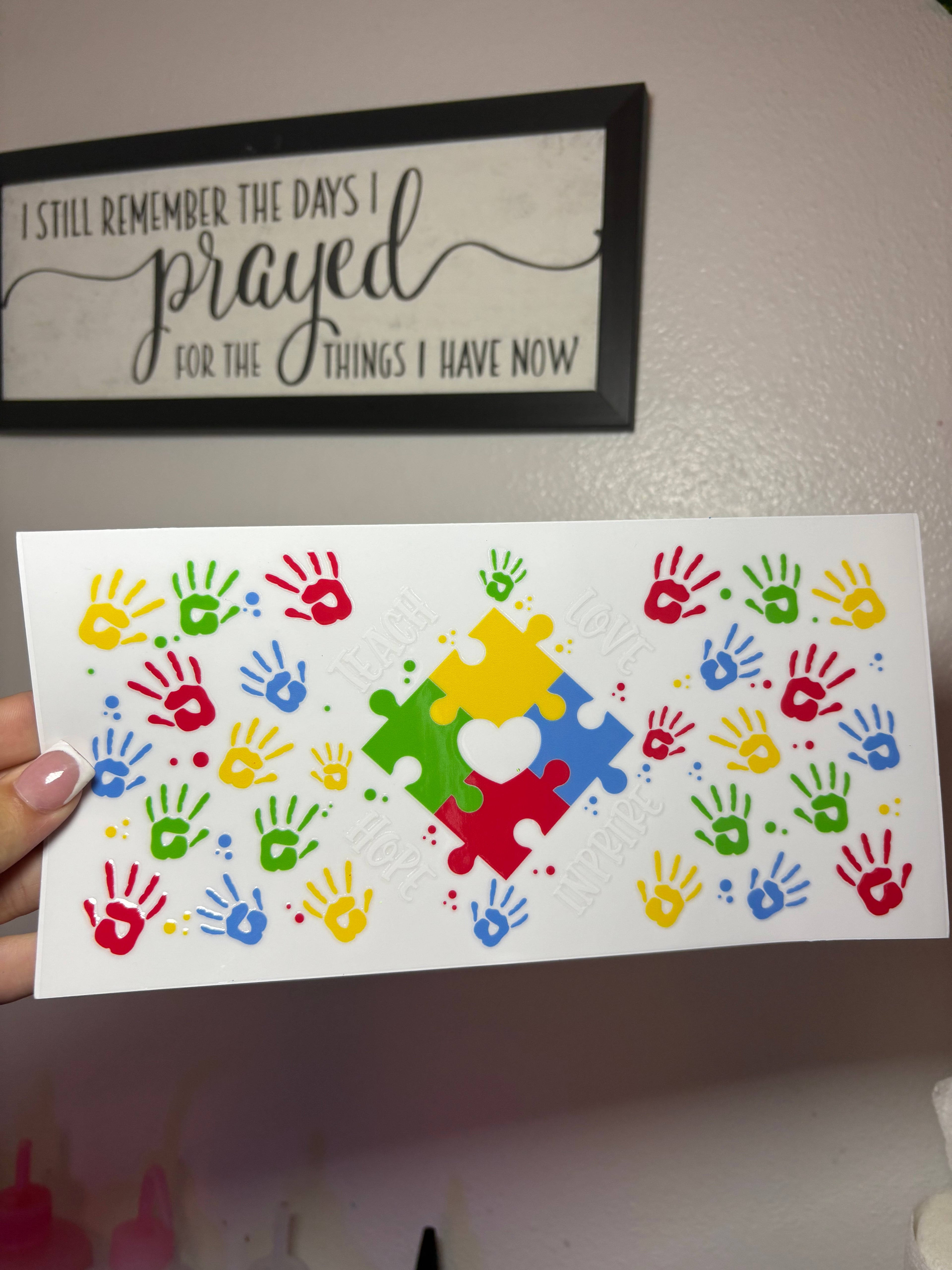 AUTISM AWARENESS decal