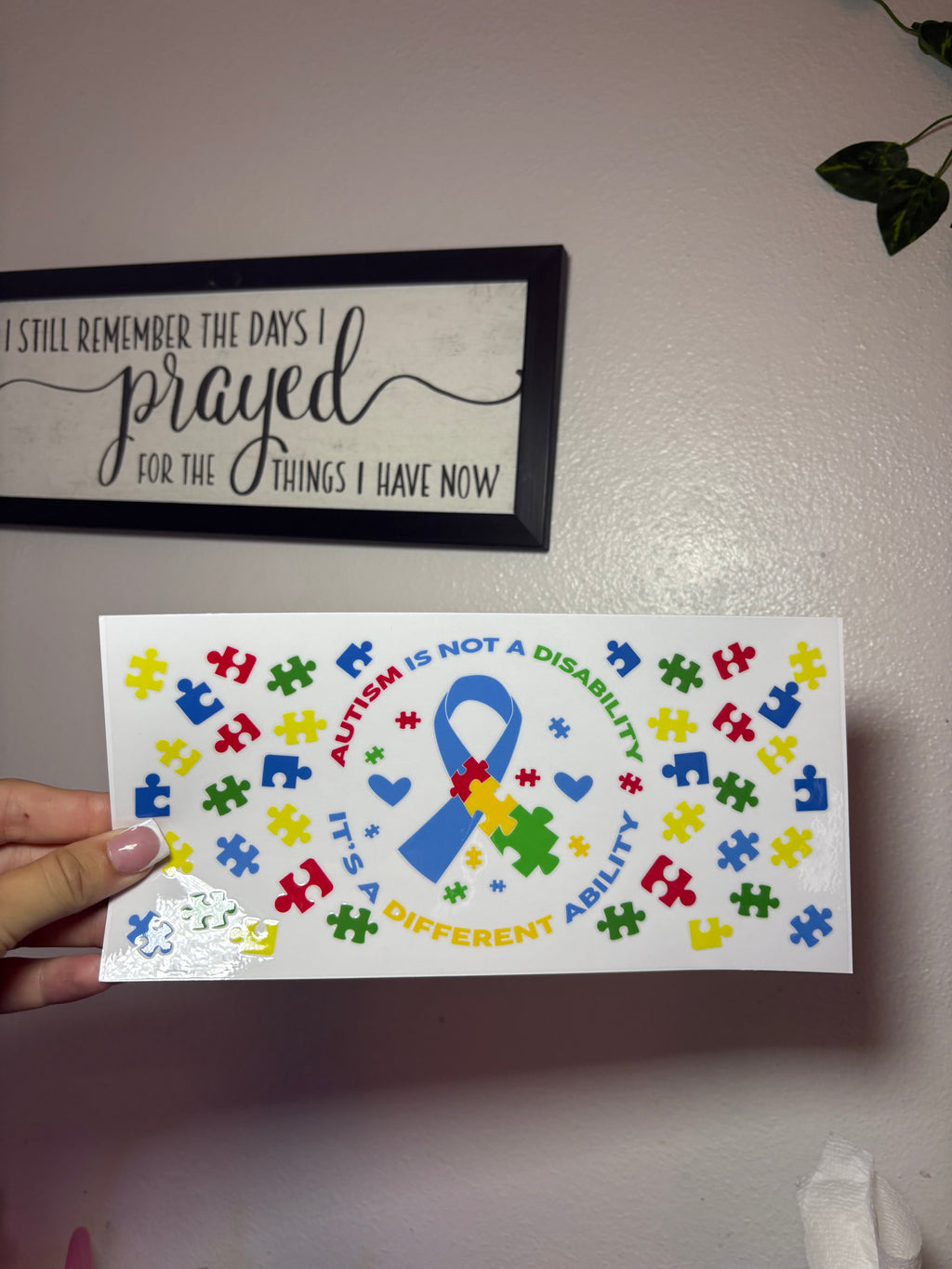 AUTISM AWARENESS decal