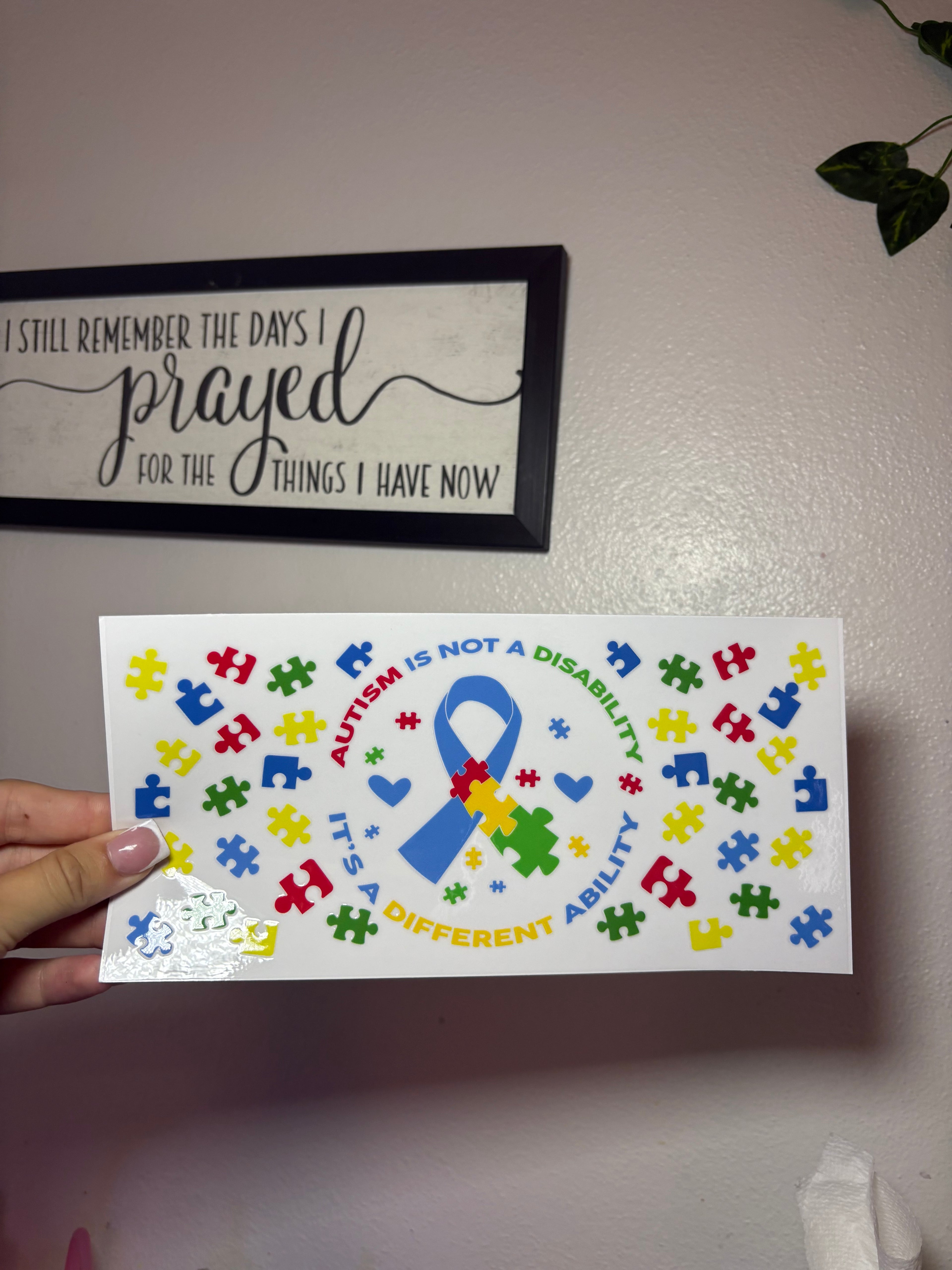 AUTISM AWARENESS decal