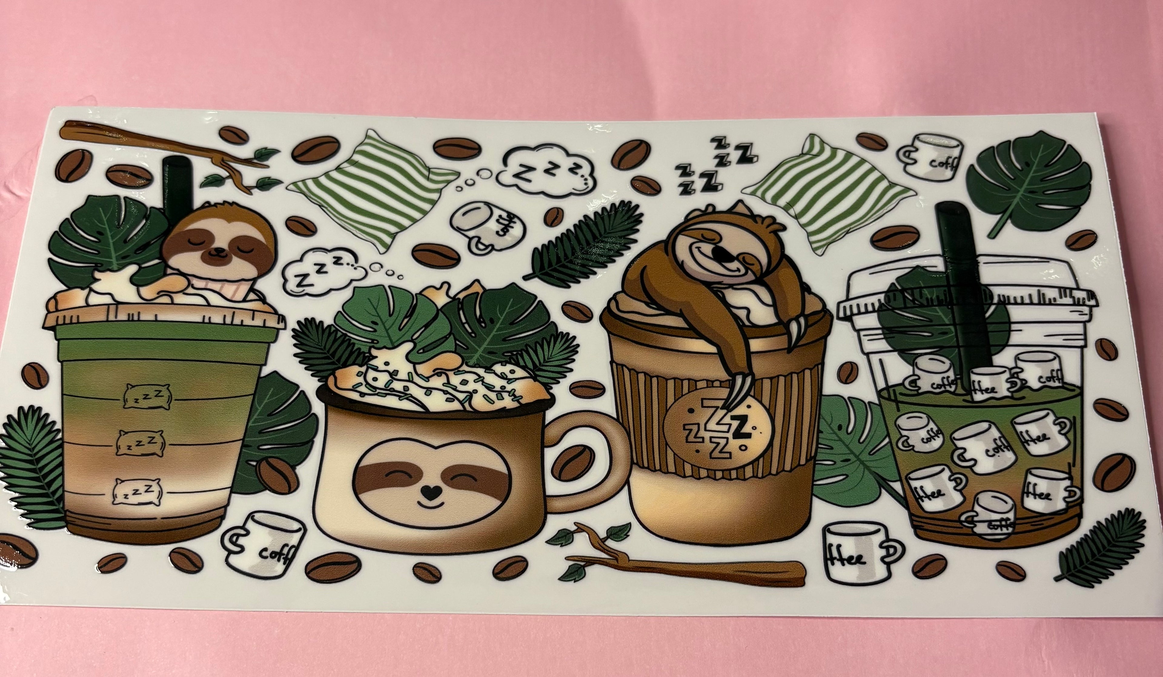 CUP ON CUP decal