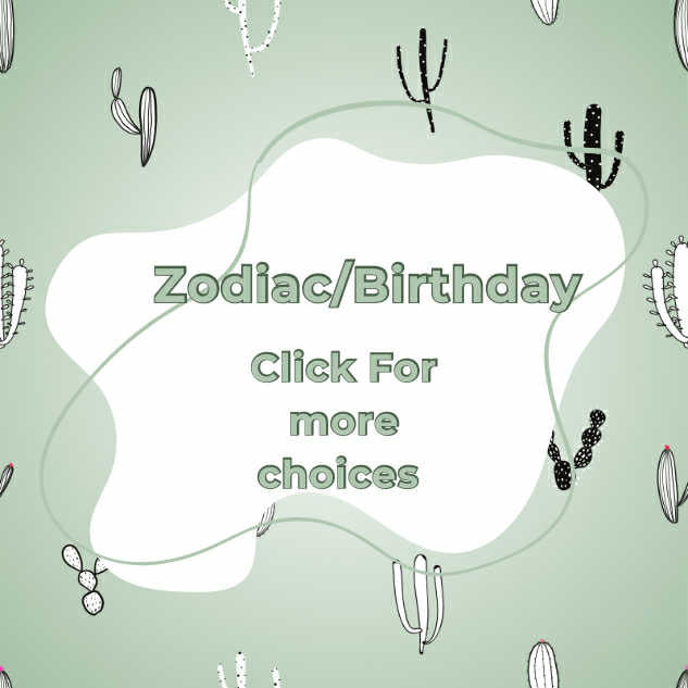 Zodiac/birth month wraps