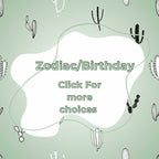 Zodiac/birth month wraps