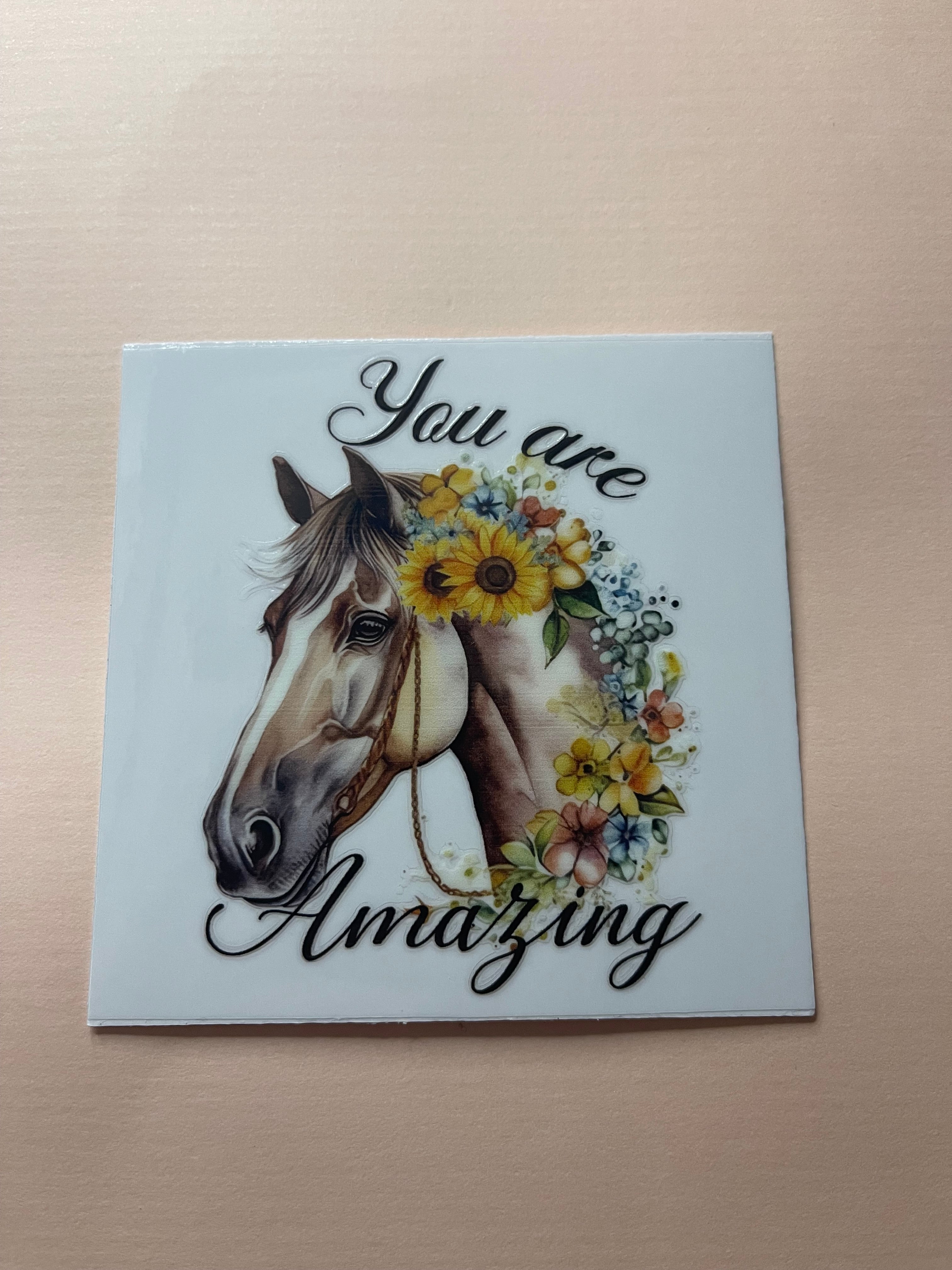 HORSE decals
