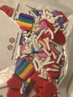 Polymer clays ( add with choice of glitter/effect)