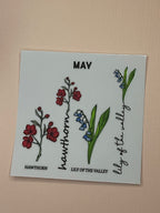 BIRTH MONTH decal