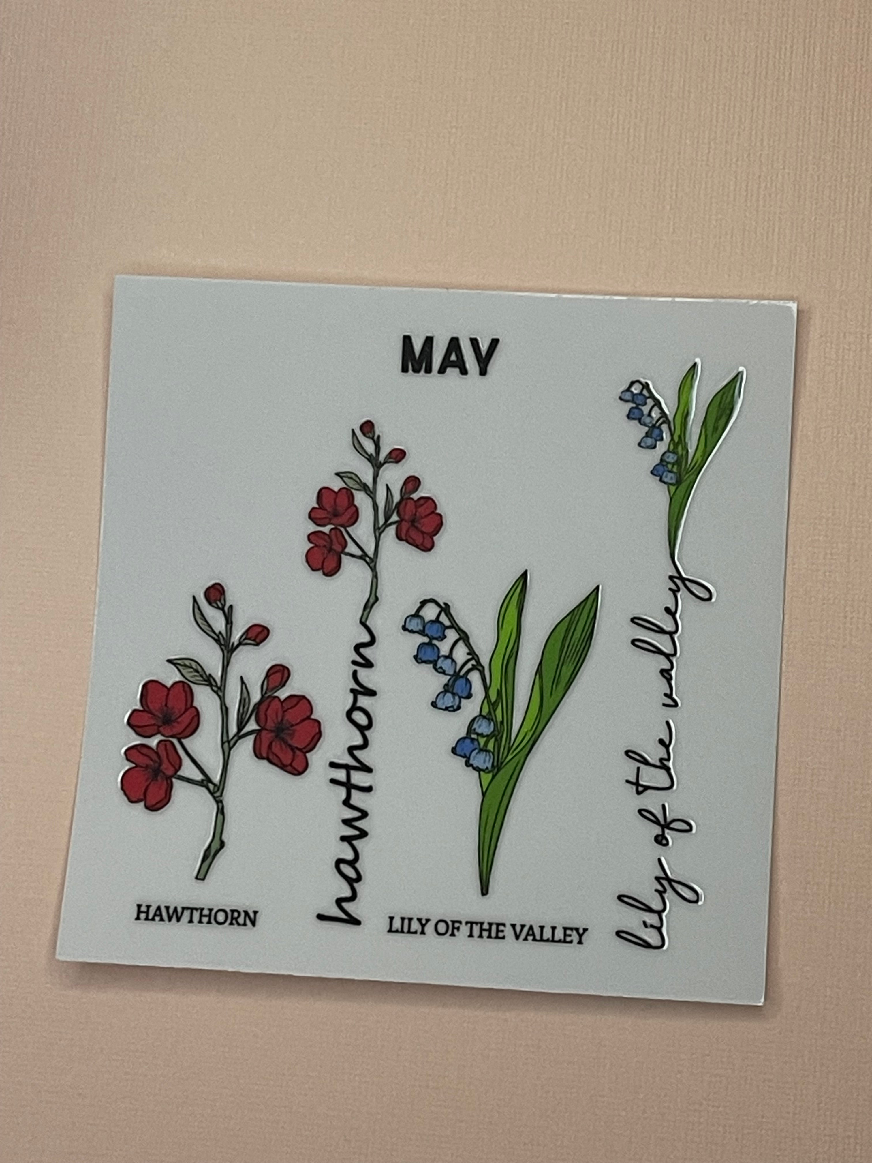 BIRTH MONTH decal