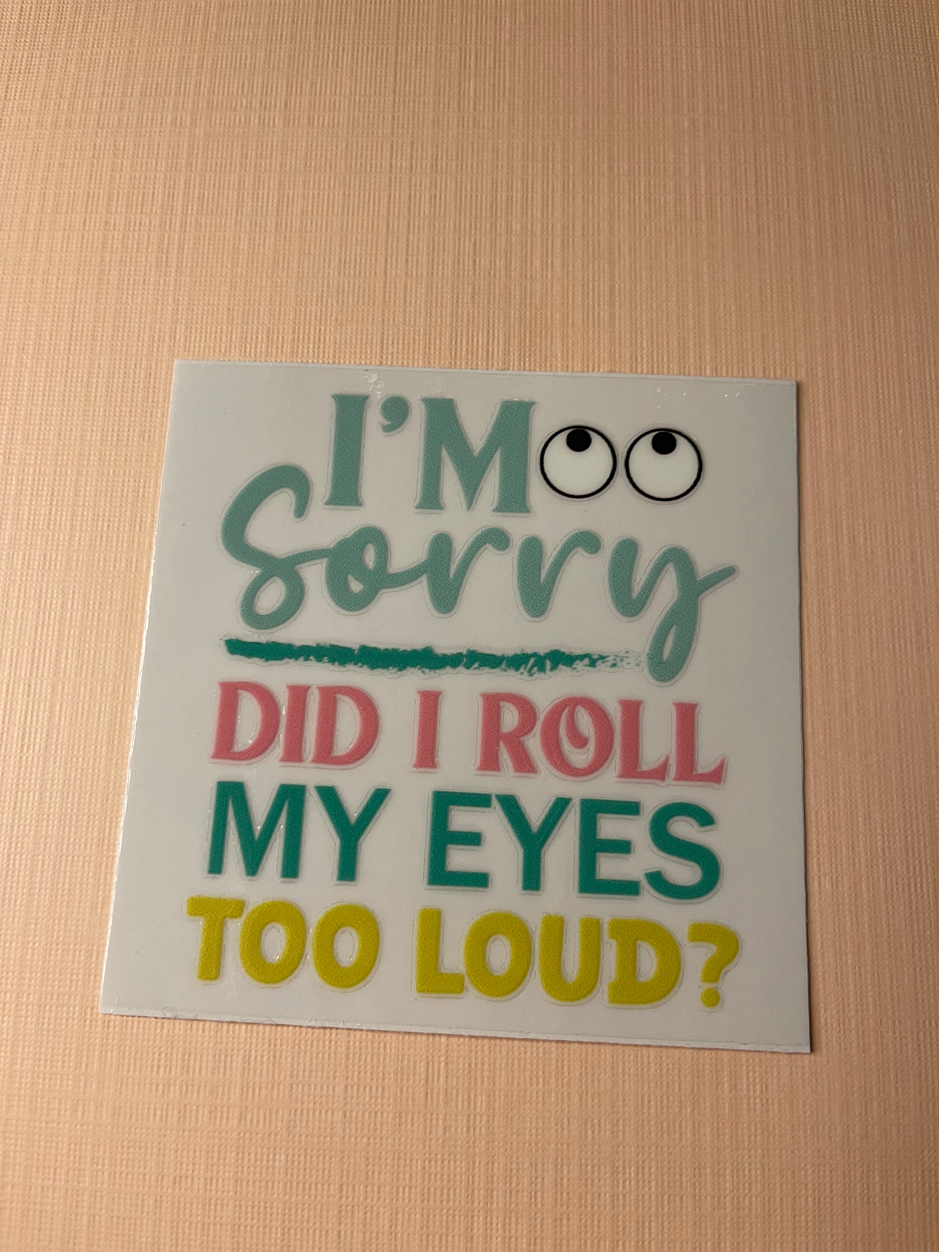 QUOTE/ AFFIRMATION decal