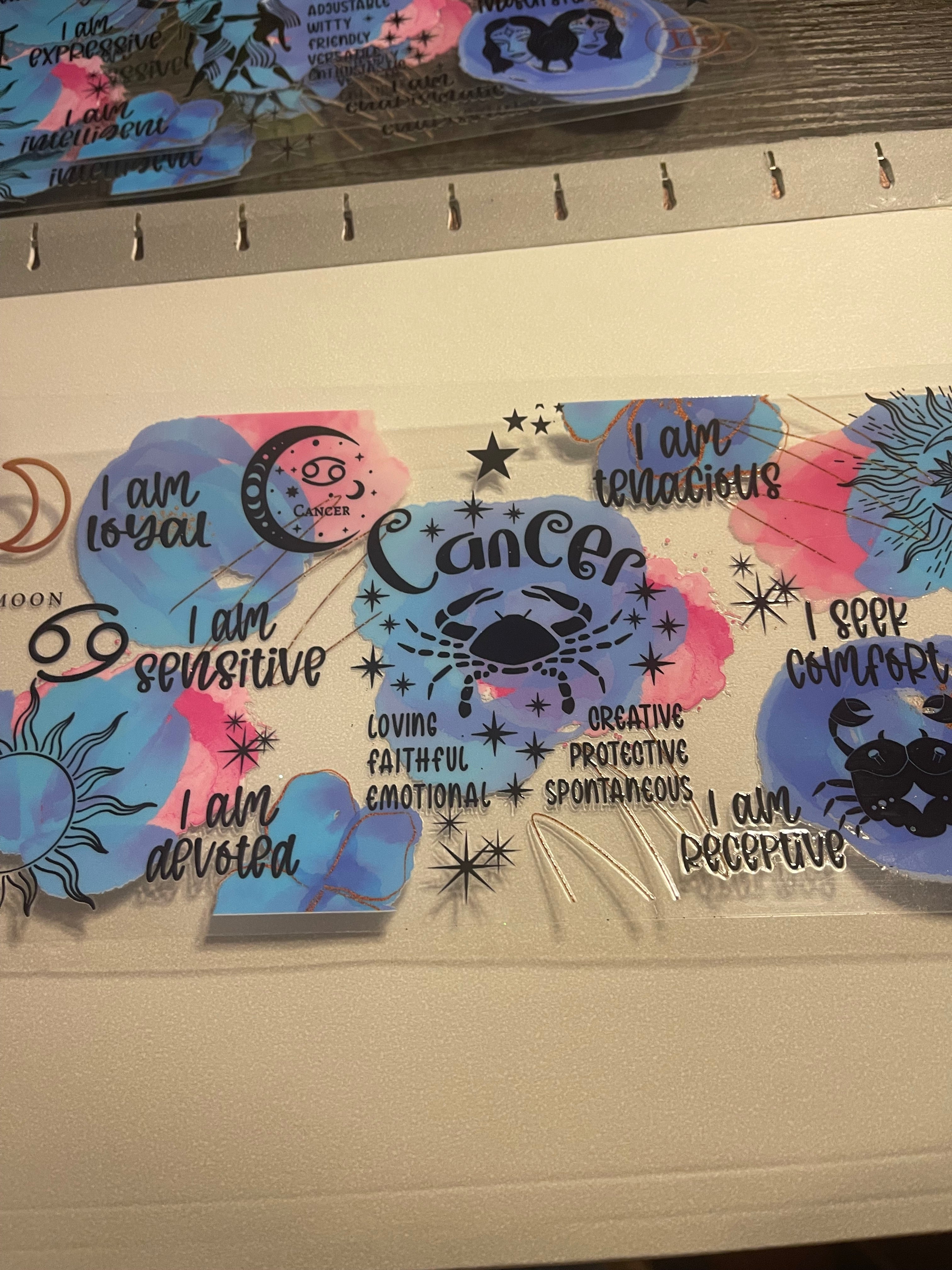 Zodiac/birth month wraps