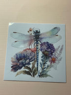 BIRDS + FLOWERS decal
