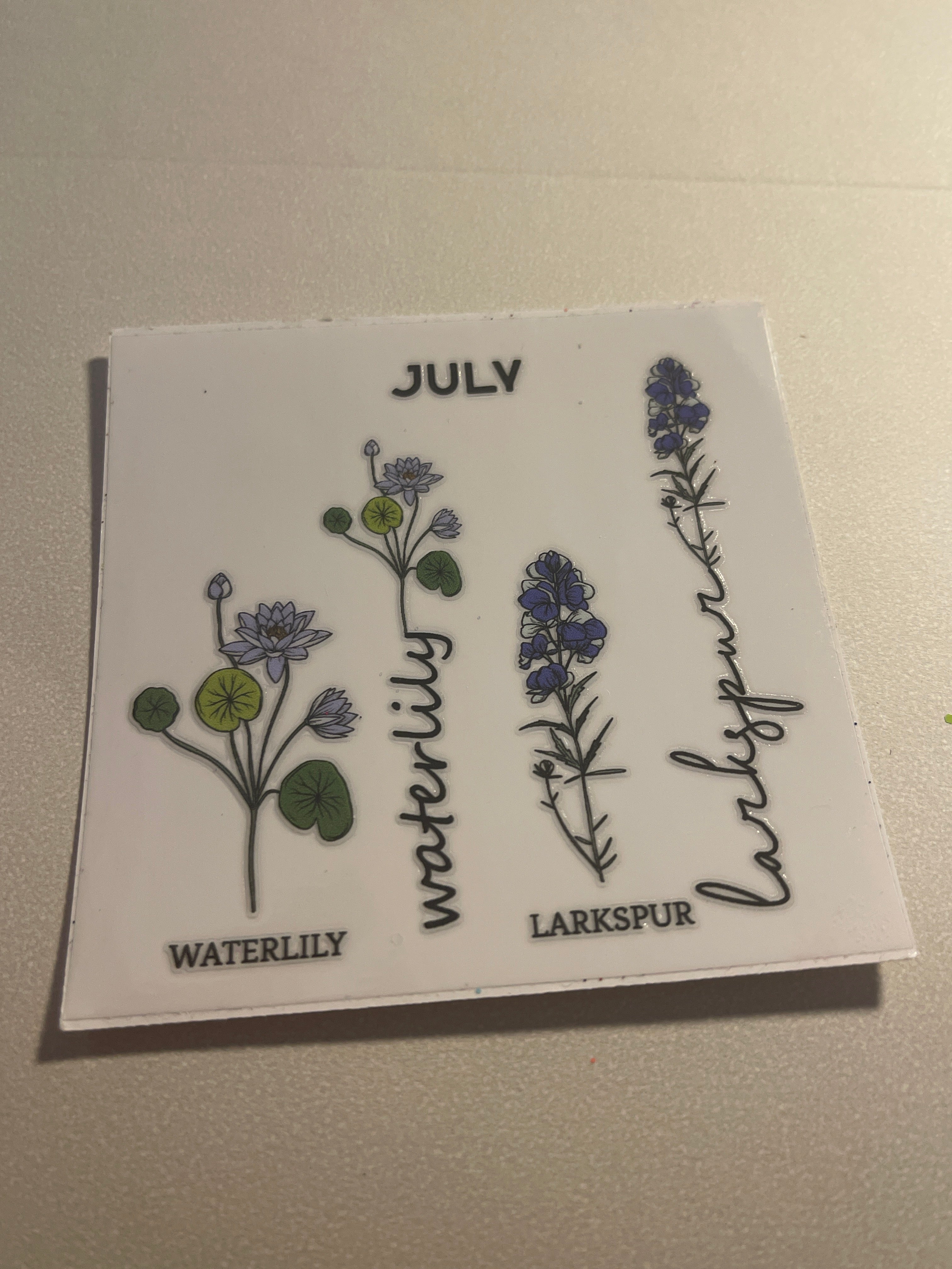 Zodiac/birth month wraps