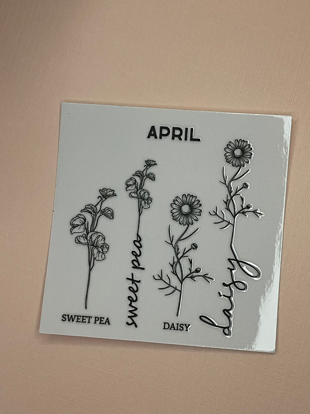 BIRTH MONTH decal