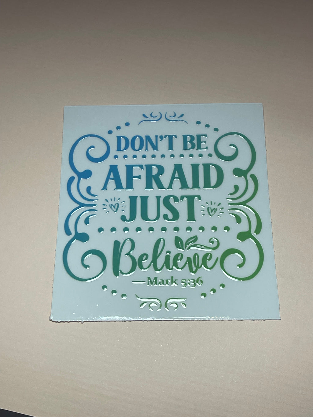 FAITH decal