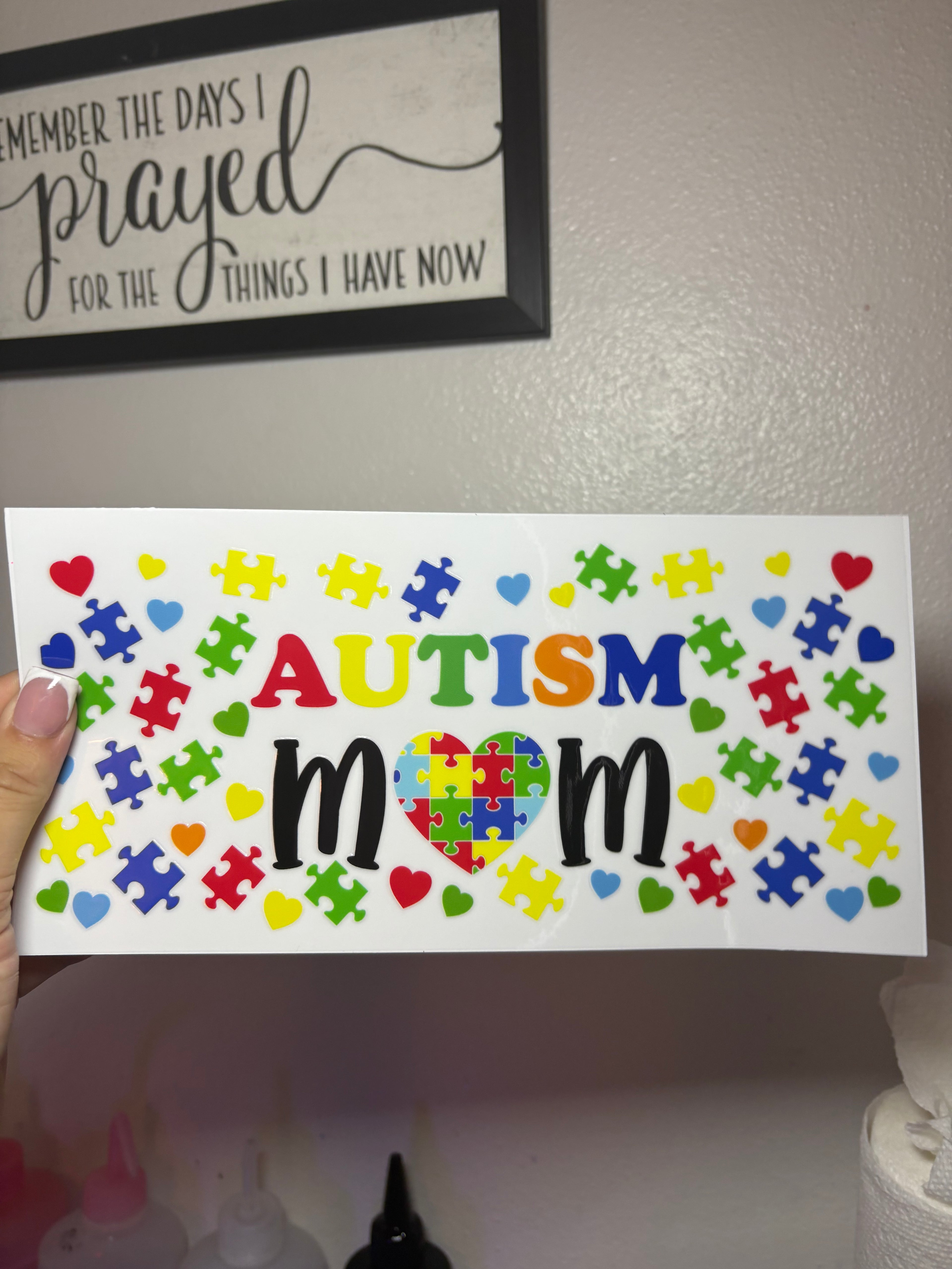 AUTISM AWARENESS decal
