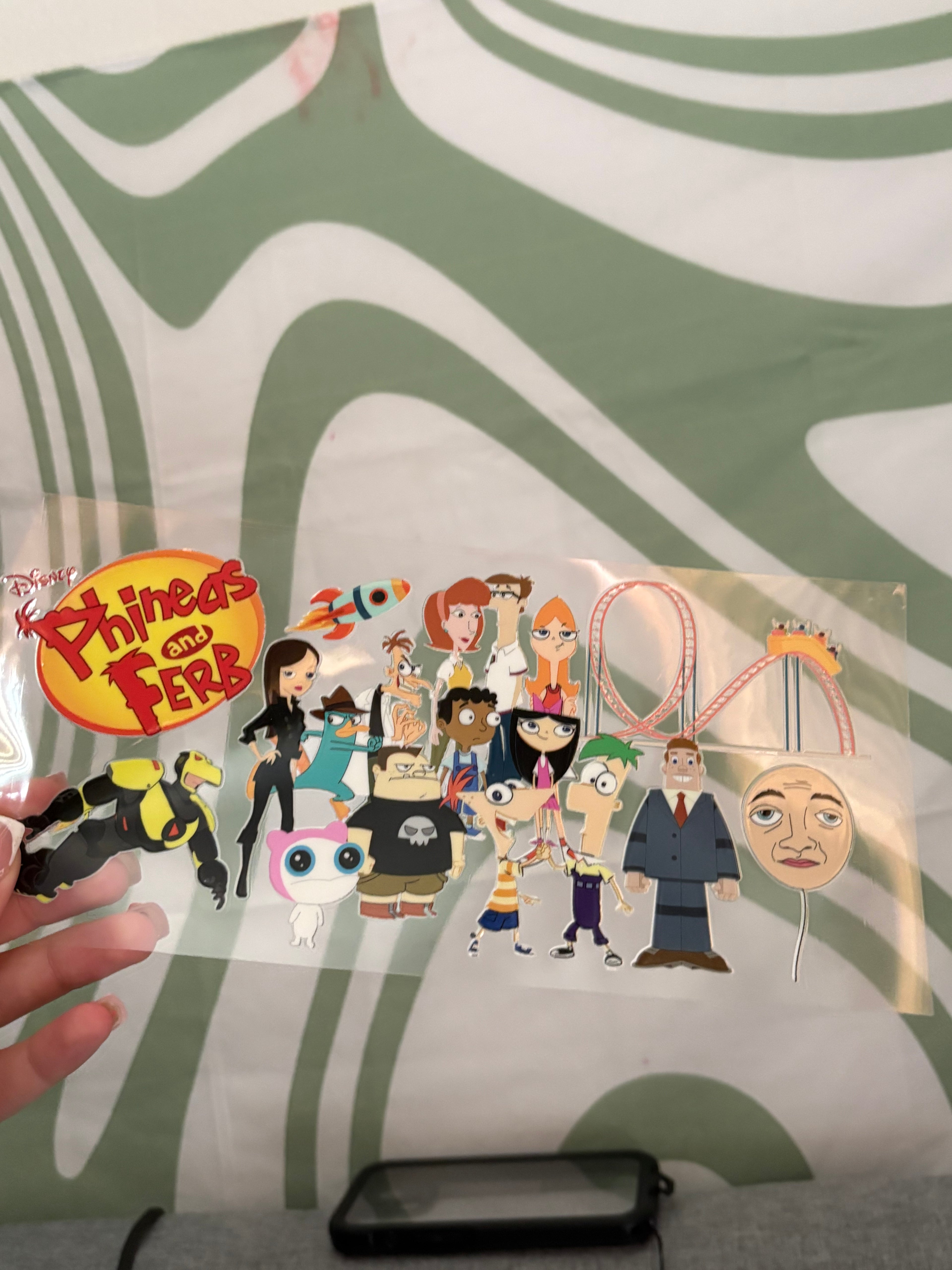 Phones and ferb wrap