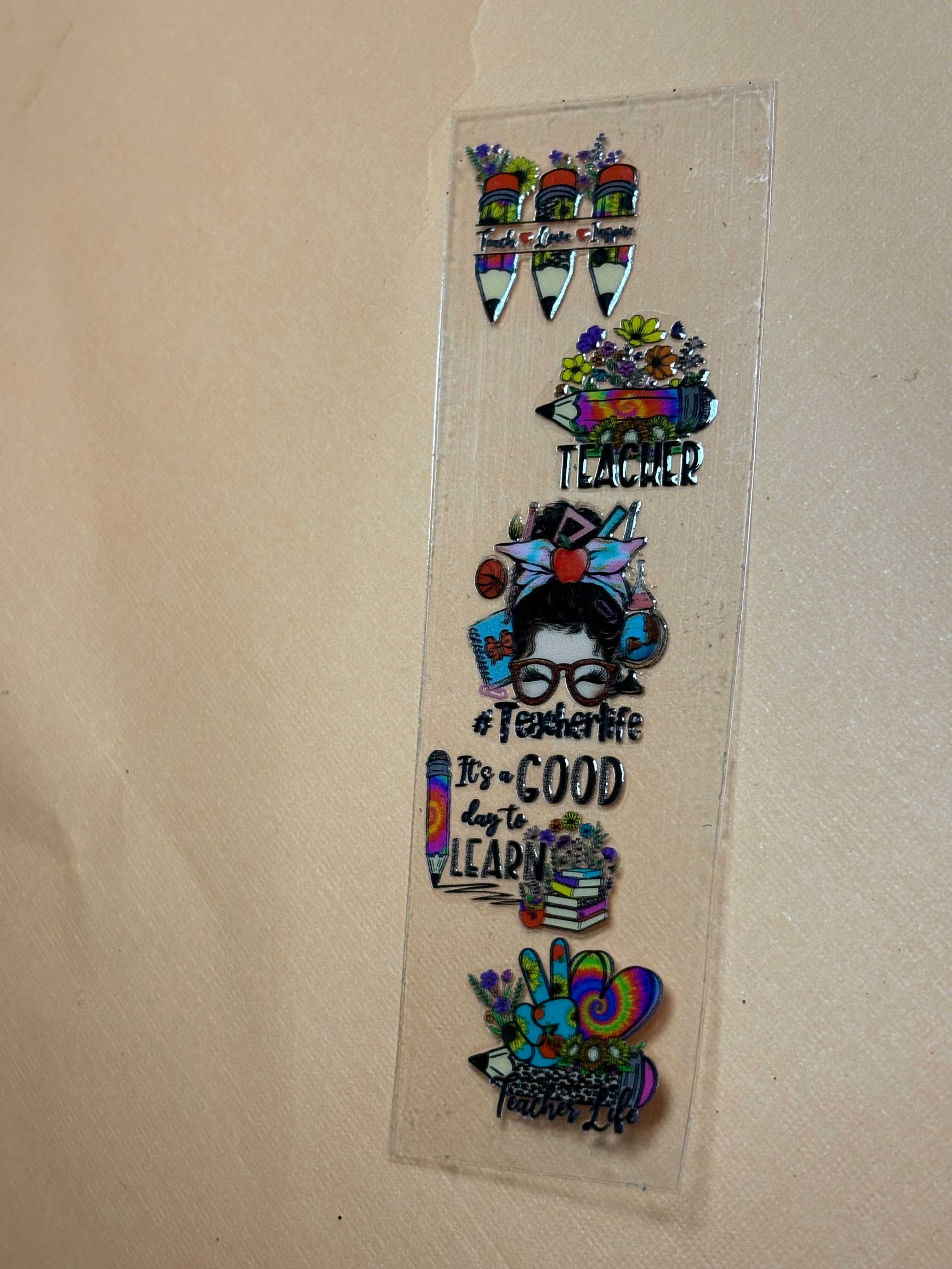 Pen decal (click to see all) (add base and glitter)(may also add on 3oz cup)