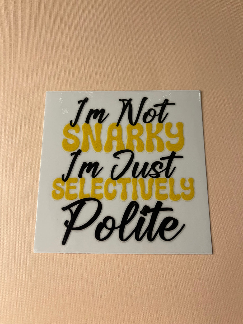 QUOTE/ AFFIRMATION decal