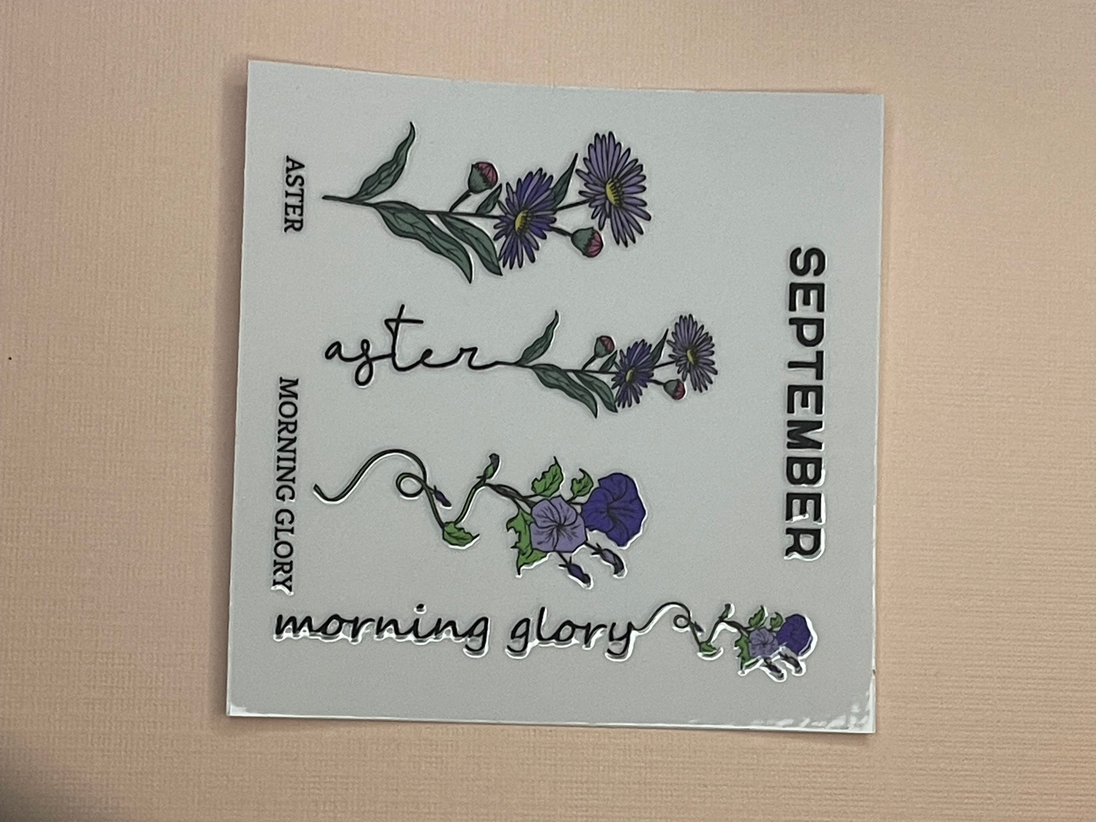 BIRTH MONTH decal