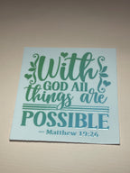 FAITH decal