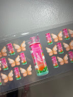 Soda wrap (add soda effect or glitter)