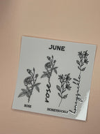 BIRTH MONTH decal