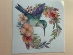 BIRDS + FLOWERS decal